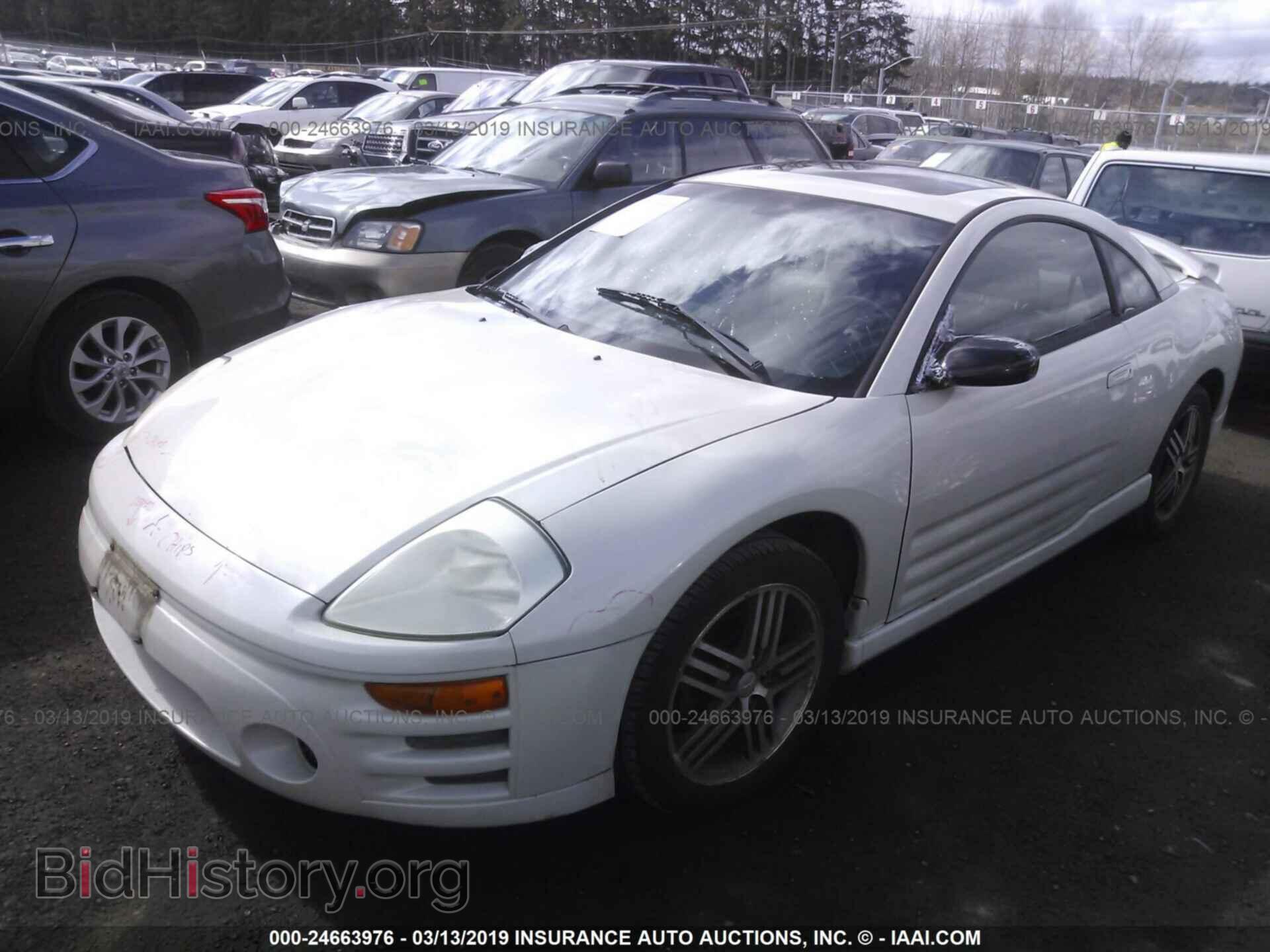 2003 MITSUBISHI ECLIPSE - VIN: 4A3AC74HX3E011189 - Фото 2