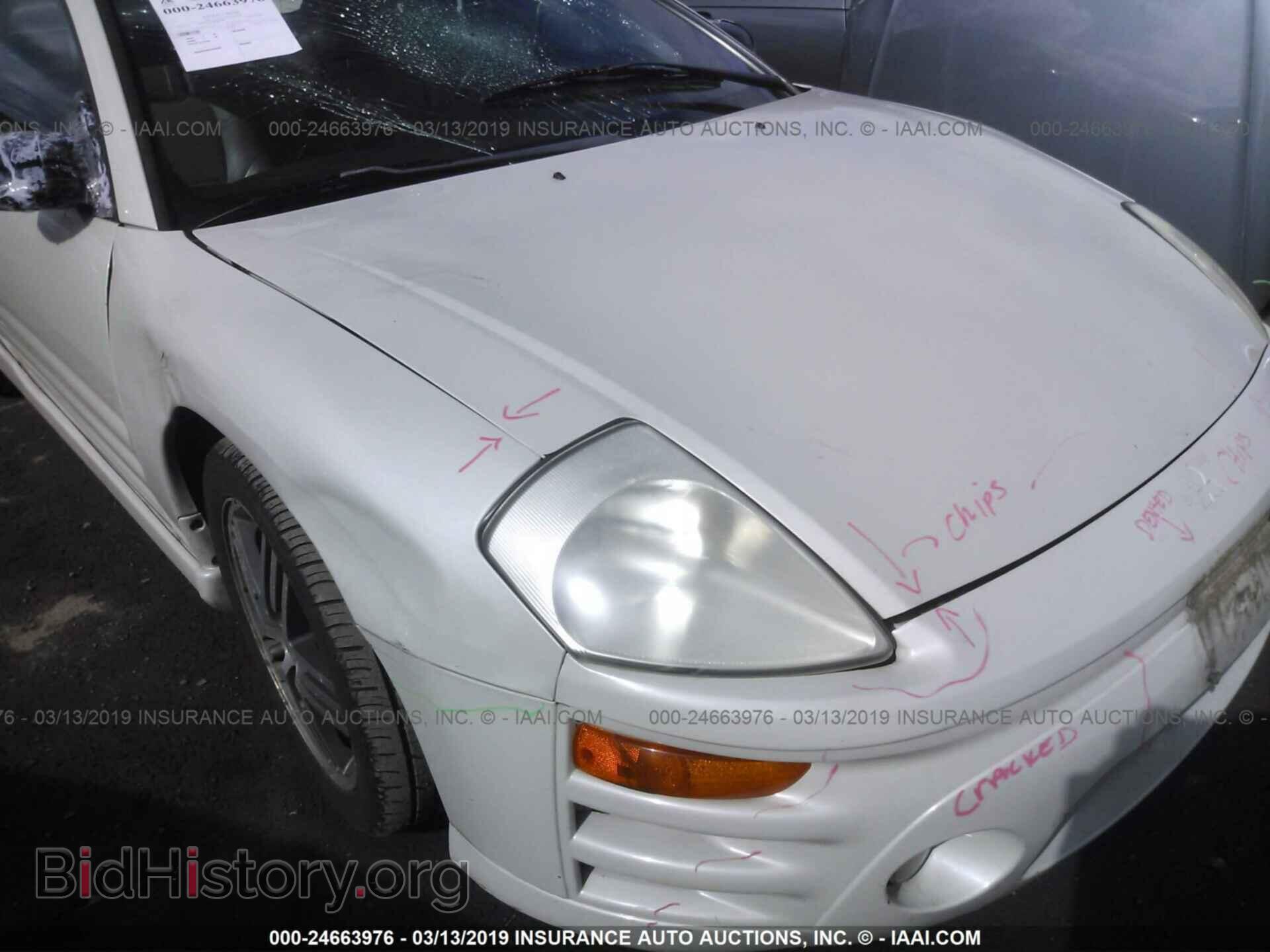 2003 MITSUBISHI ECLIPSE - VIN: 4A3AC74HX3E011189 - Фото 6