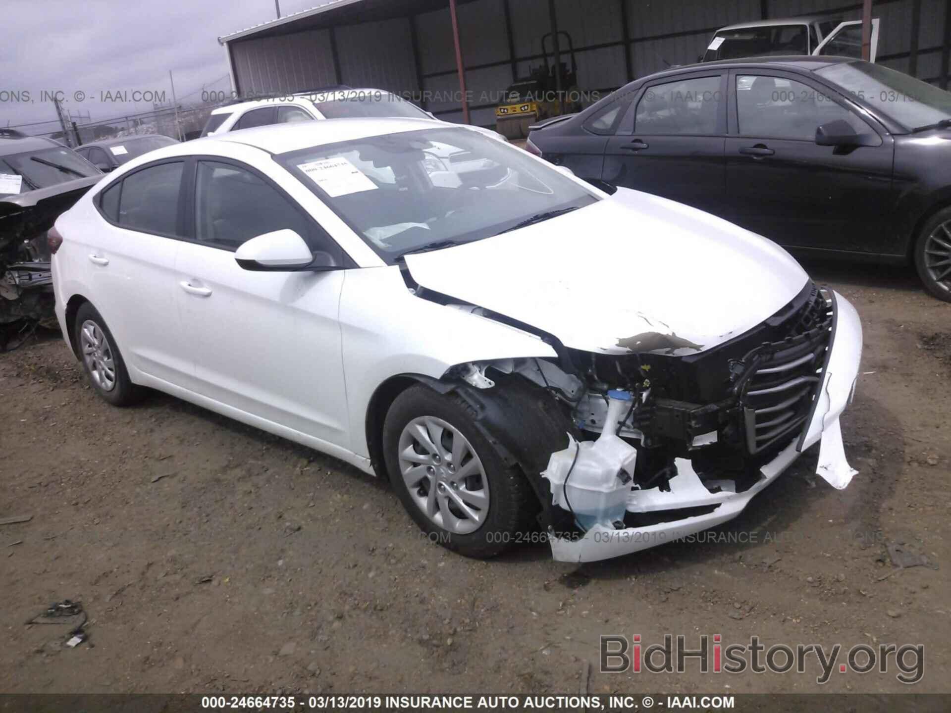 Photo 5NPD74LF3HH112522 - HYUNDAI ELANTRA 2017