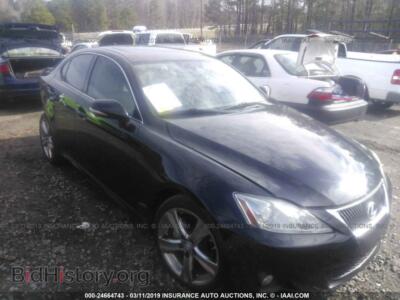 2012 Lexus IS, black — VIN JTHBF5C24C5177657, IAAI