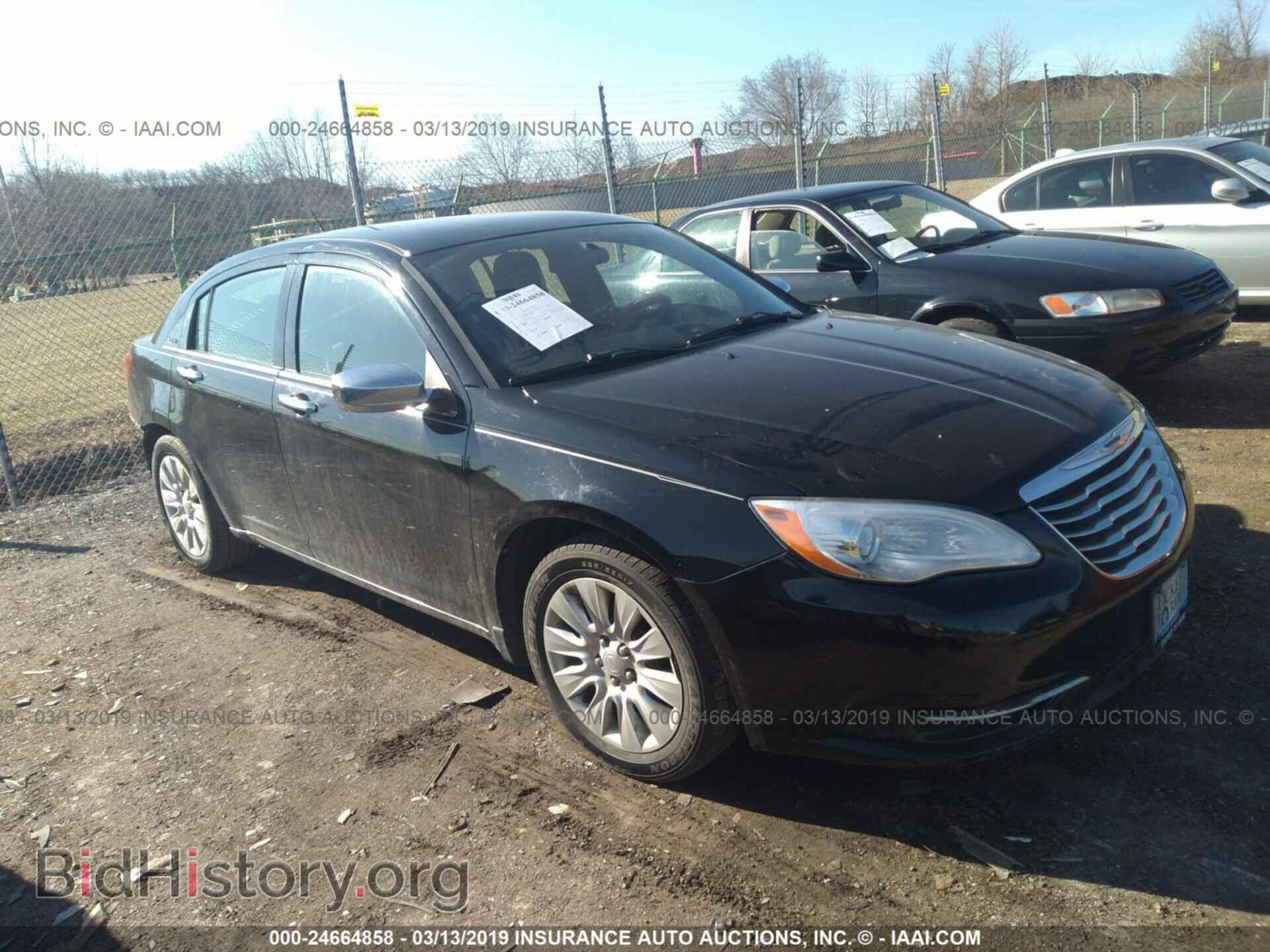 Фотография 1C3CCBABXCN152721 - CHRYSLER 200 2012