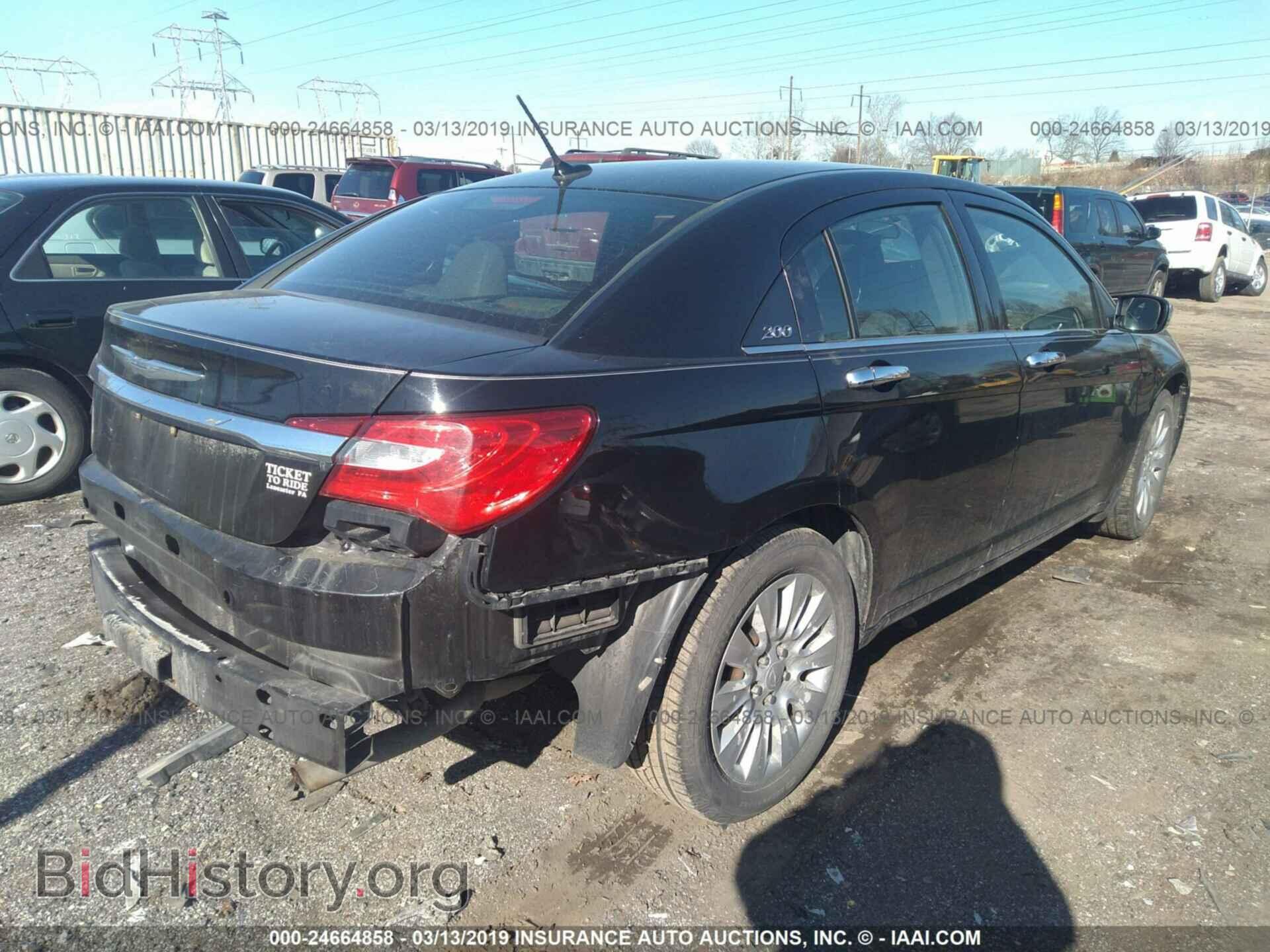 2012 CHRYSLER 200 - VIN: 1C3CCBABXCN152721 - Фото 4