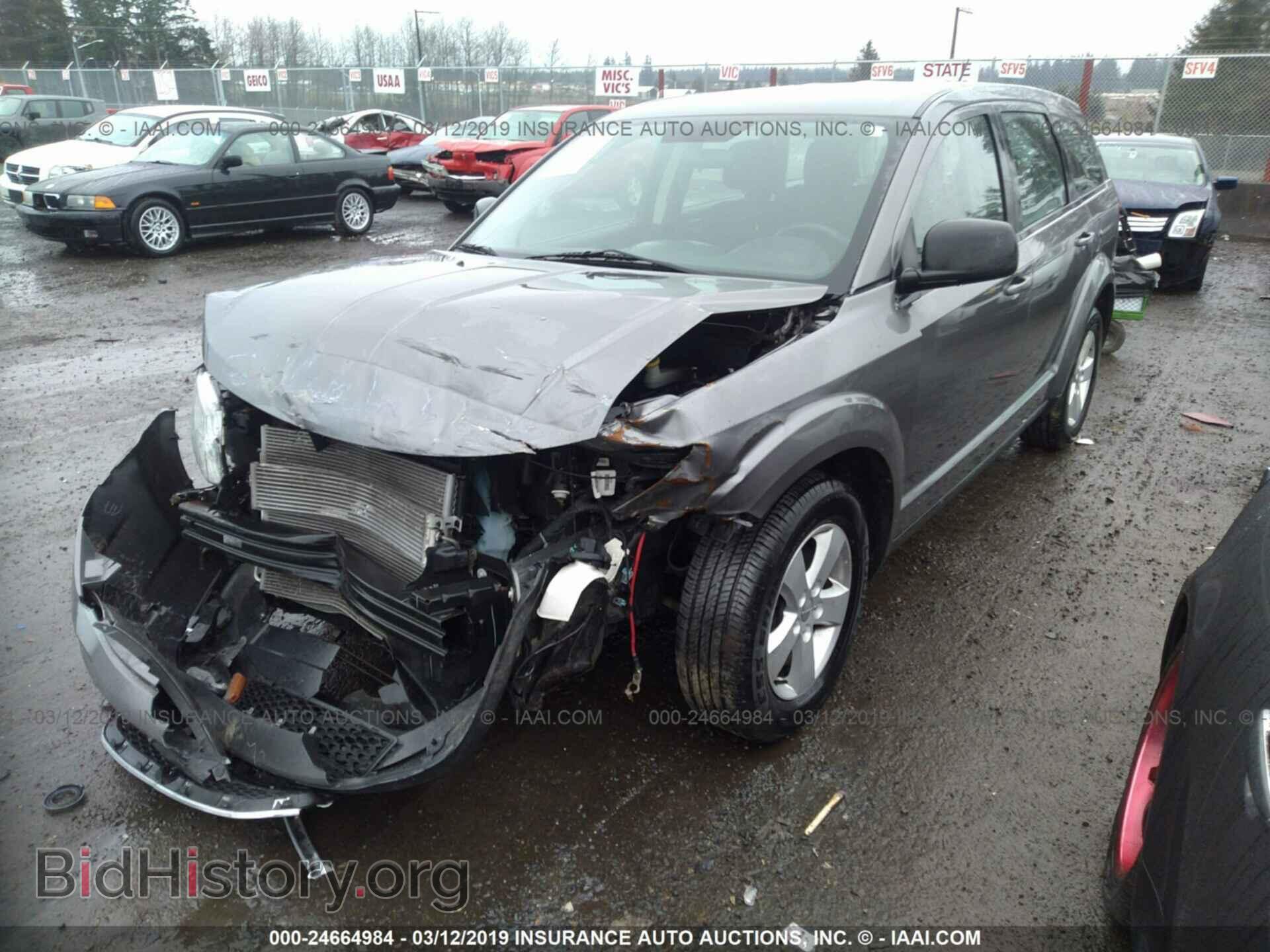 2013 DODGE JOURNEY - VIN: 3C4PDCAB9DT510523 - Фото 2