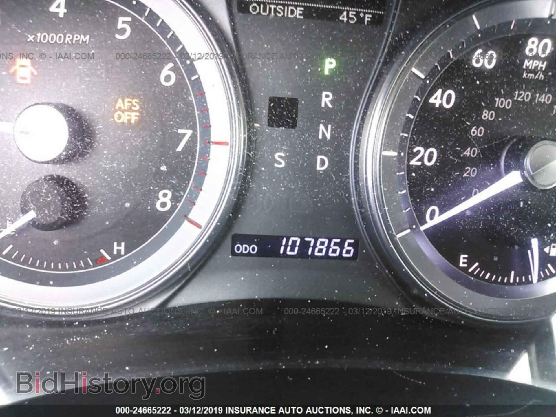 2012 LEXUS ES - VIN: JTHBK1EG0C2482202 - Фото 7