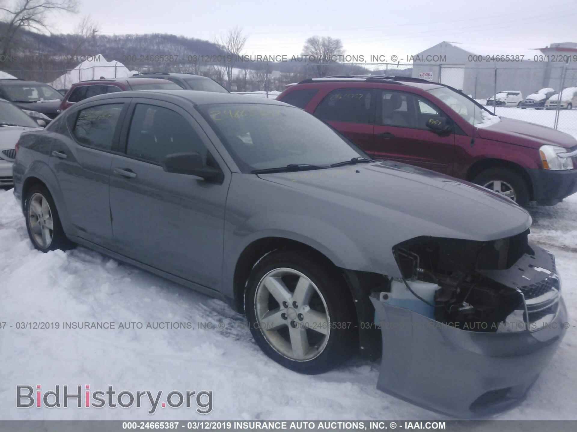 Photo 1C3CDZAB0CN310344 - DODGE AVENGER 2012