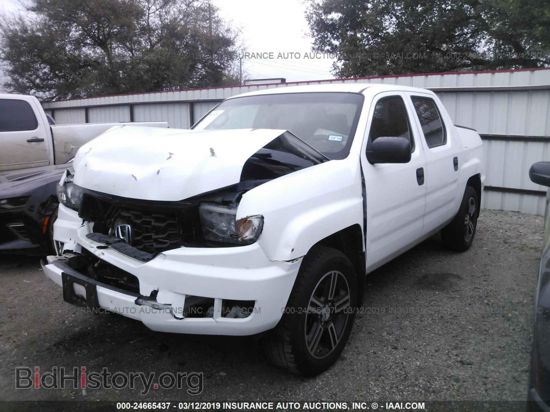 2012 HONDA RIDGELINE - VIN: 5FPYK1F76CB454015 - Фото 2