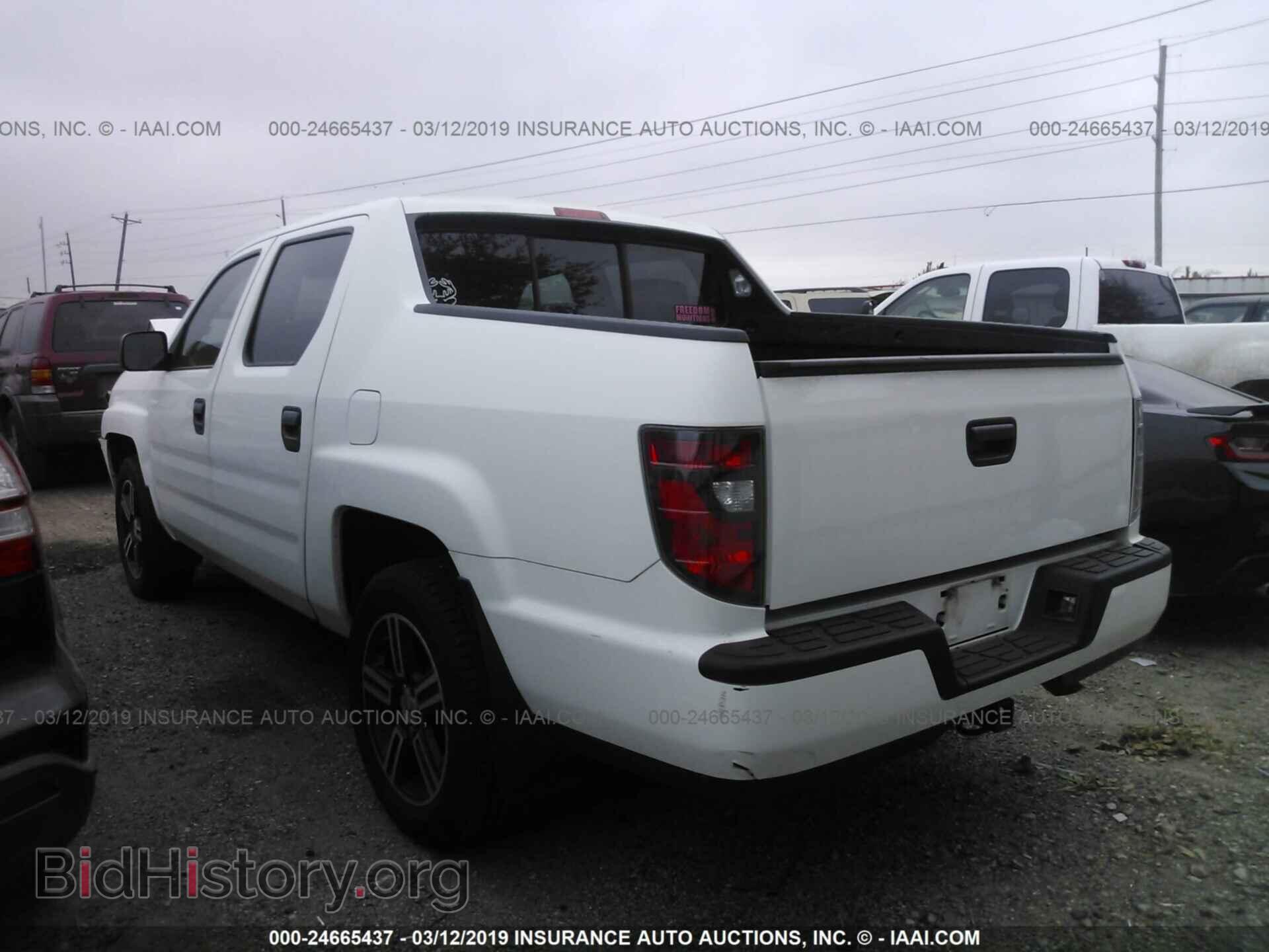 2012 HONDA RIDGELINE - VIN: 5FPYK1F76CB454015 - Фото 3