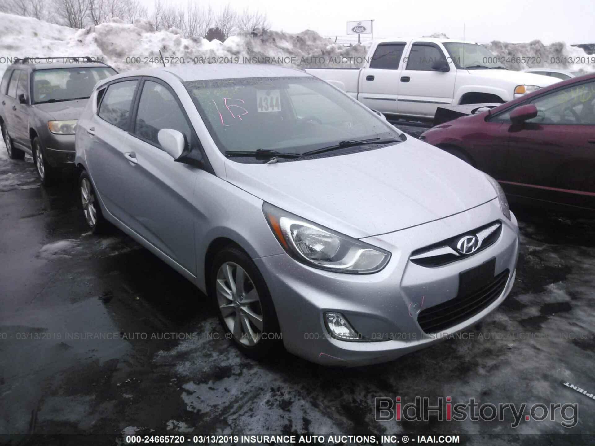 Photo KMHCU5AE9CU004727 - HYUNDAI ACCENT 2012