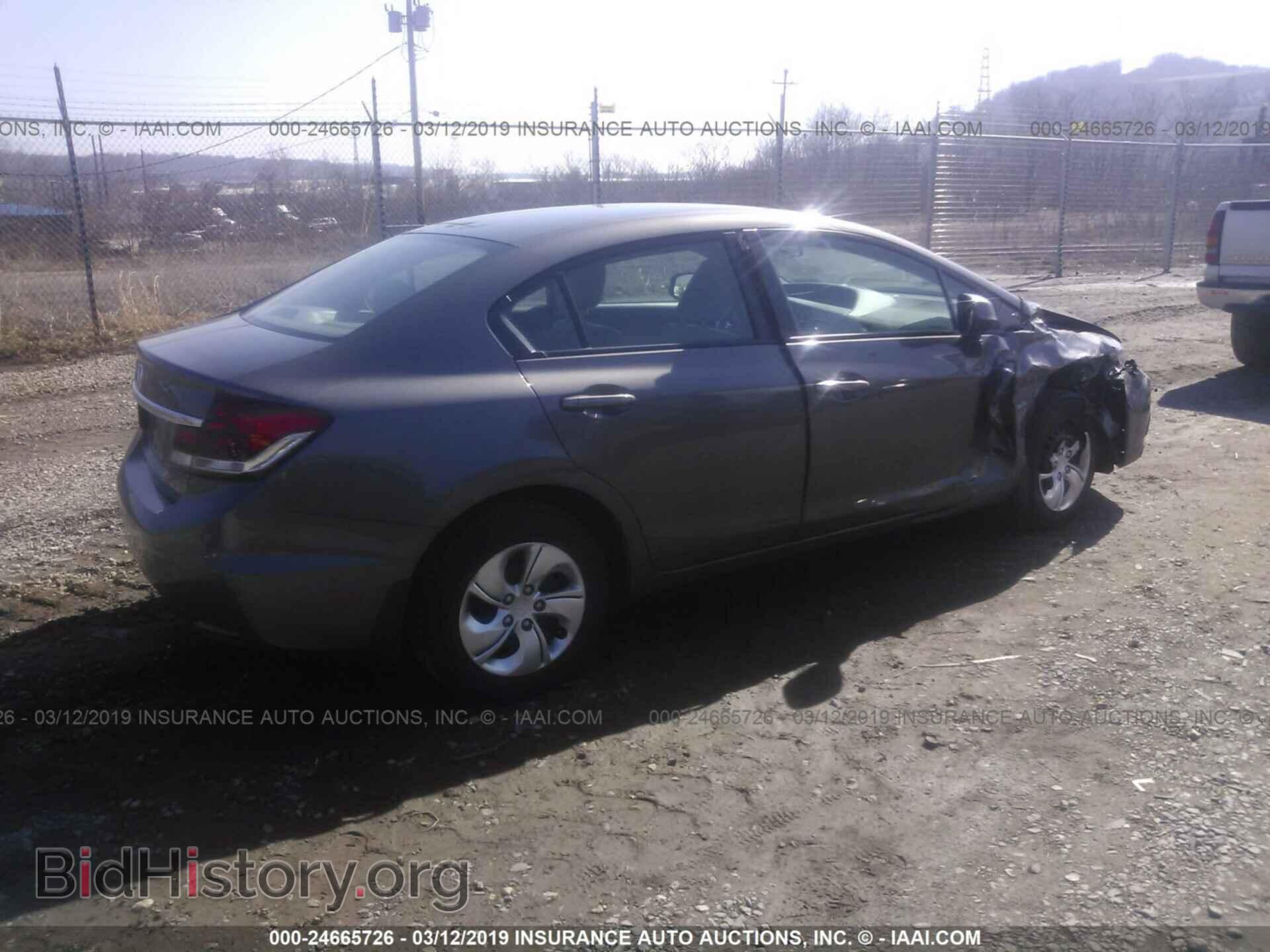 2013 HONDA CIVIC - VIN: 19XFB2F54DE278934 - Фото 4