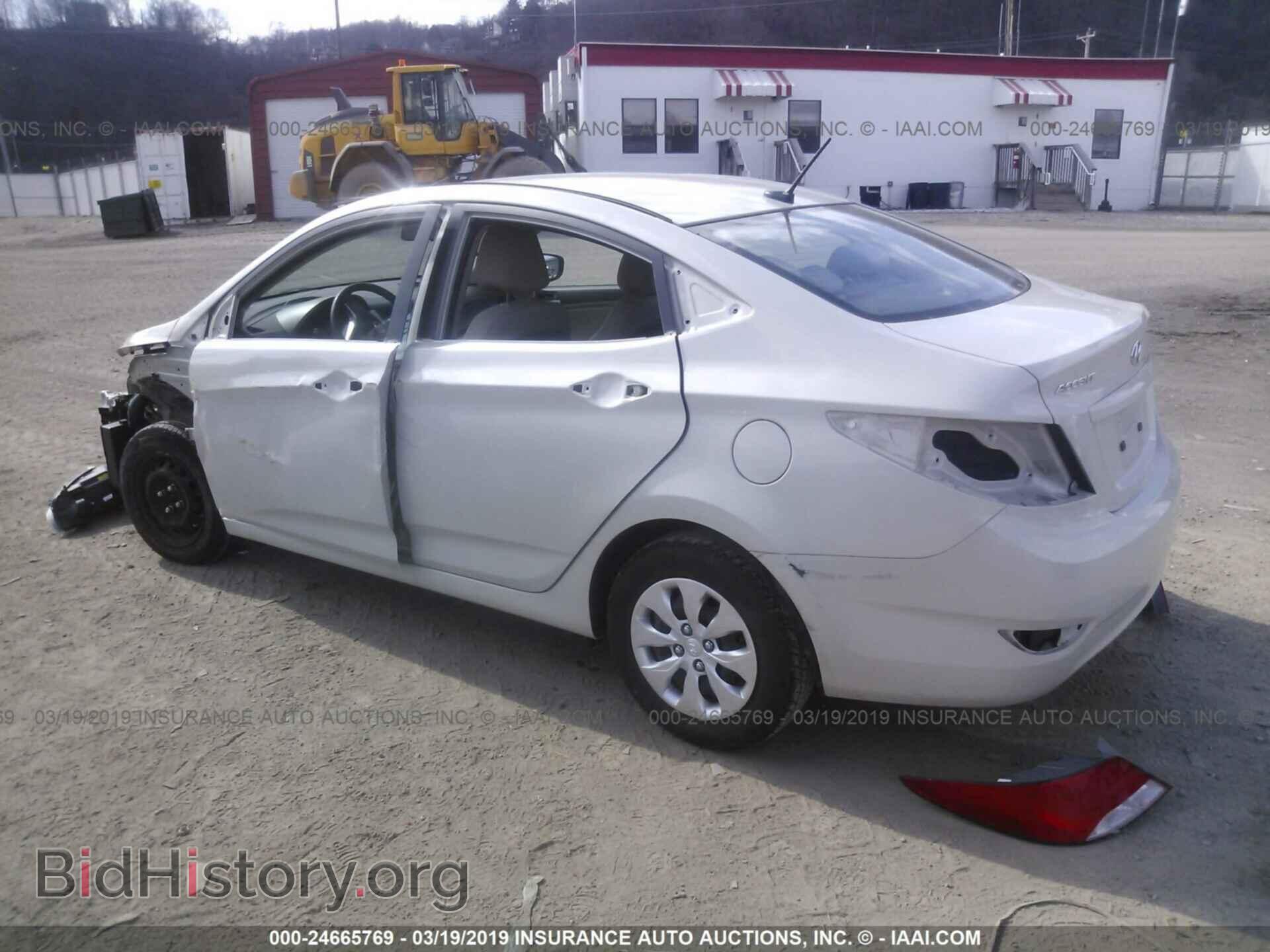 2016 HYUNDAI ACCENT - VIN: KMHCT4AE3GU017105 - Фото 3