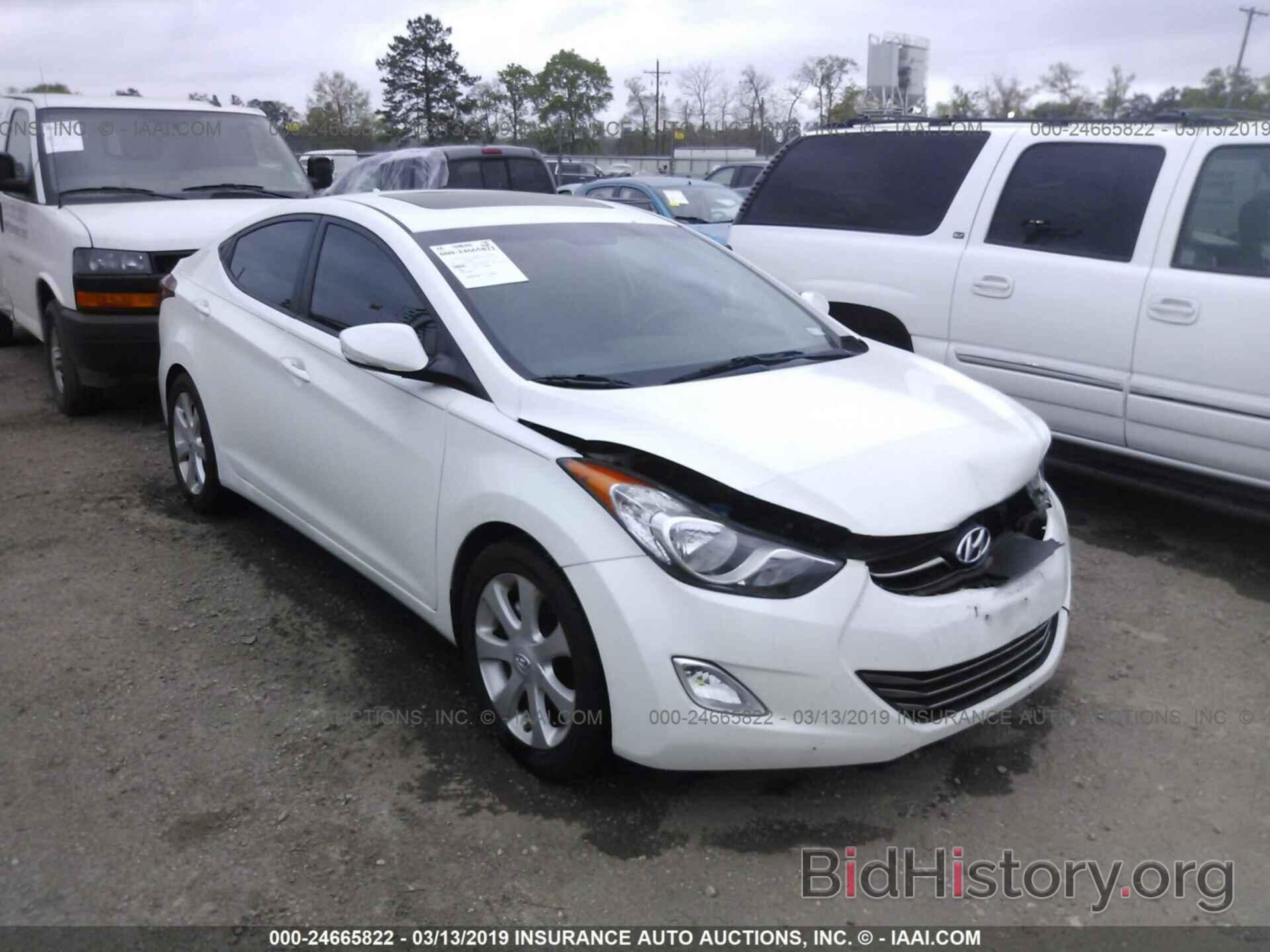 Photo 5NPDH4AE0CH093072 - HYUNDAI ELANTRA 2012