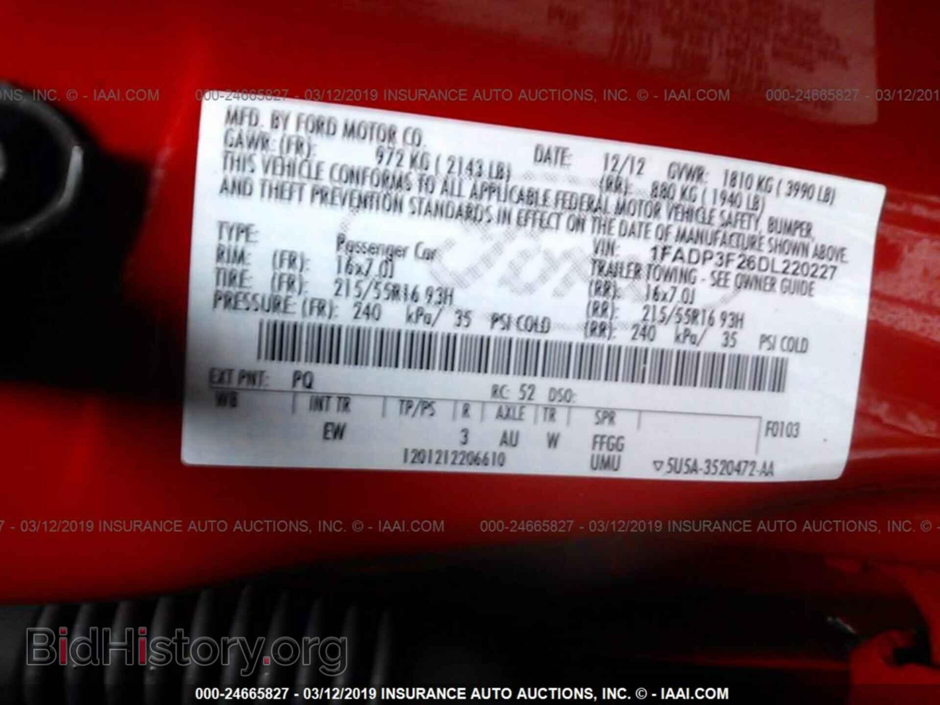 2013 FORD FOCUS - VIN: 1FADP3F26DL220227 - Photo 9