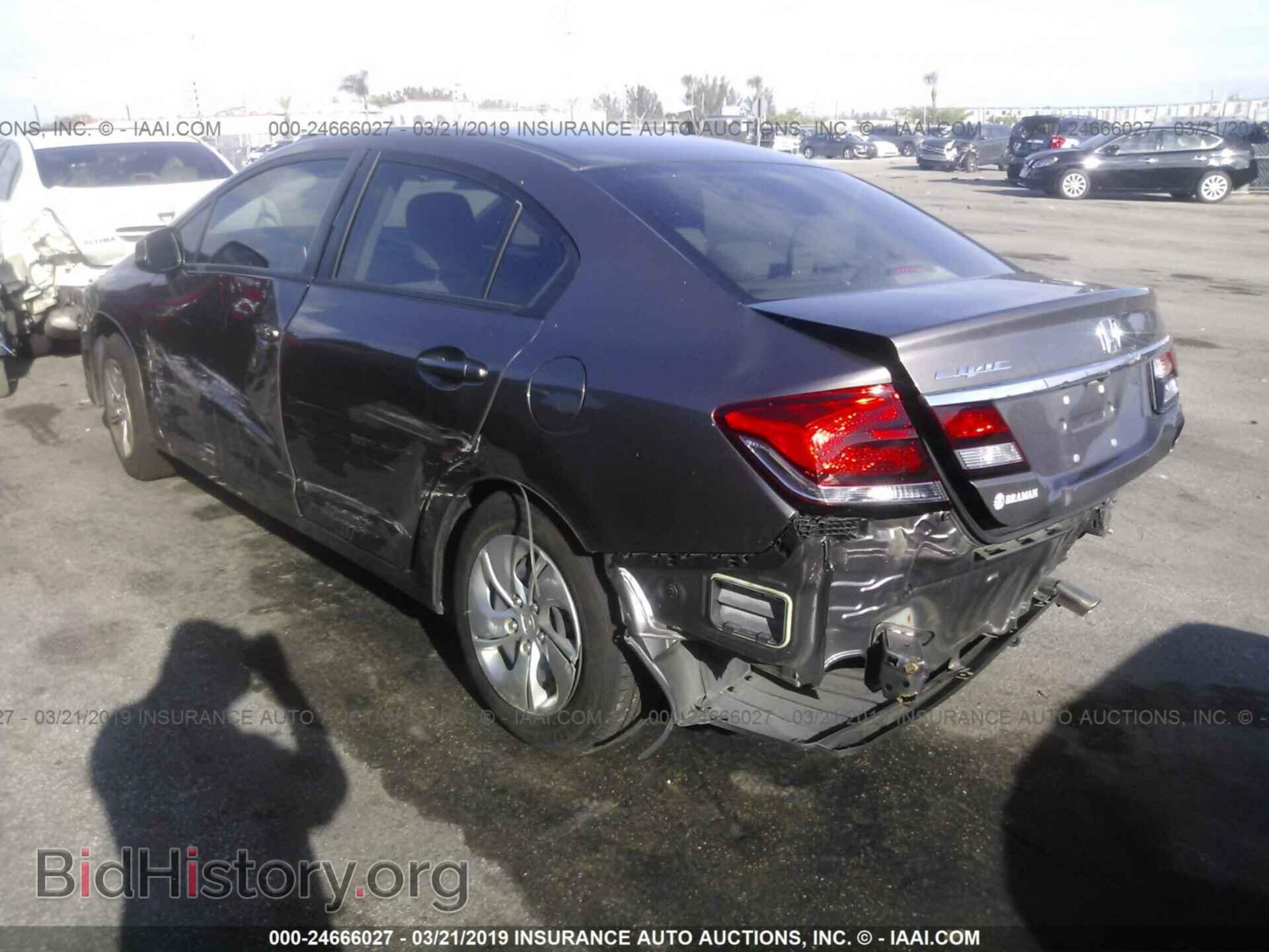 2013 HONDA CIVIC - VIN: 19XFB2F54DE030246 - Фото 3