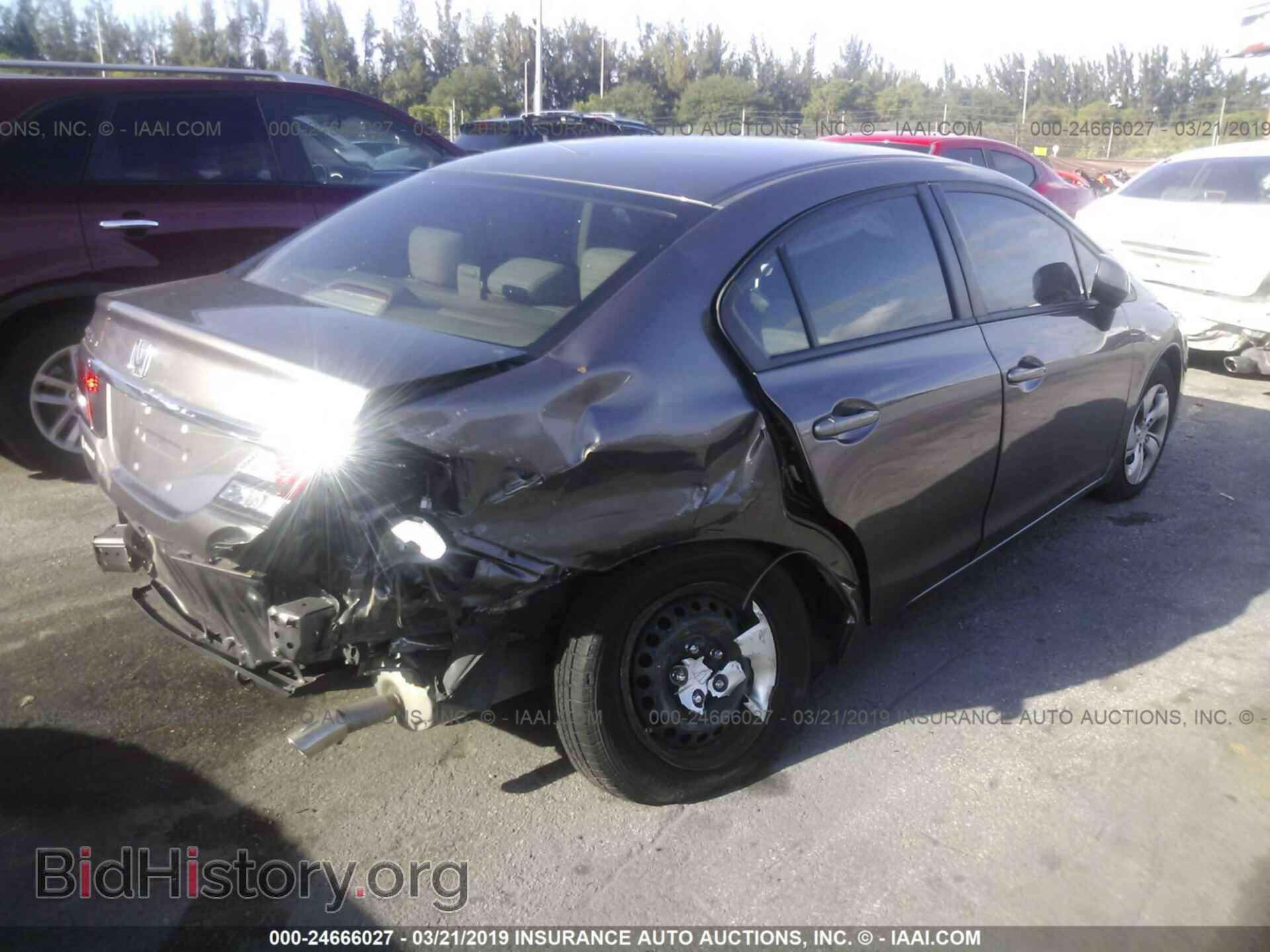 2013 HONDA CIVIC - VIN: 19XFB2F54DE030246 - Фото 4