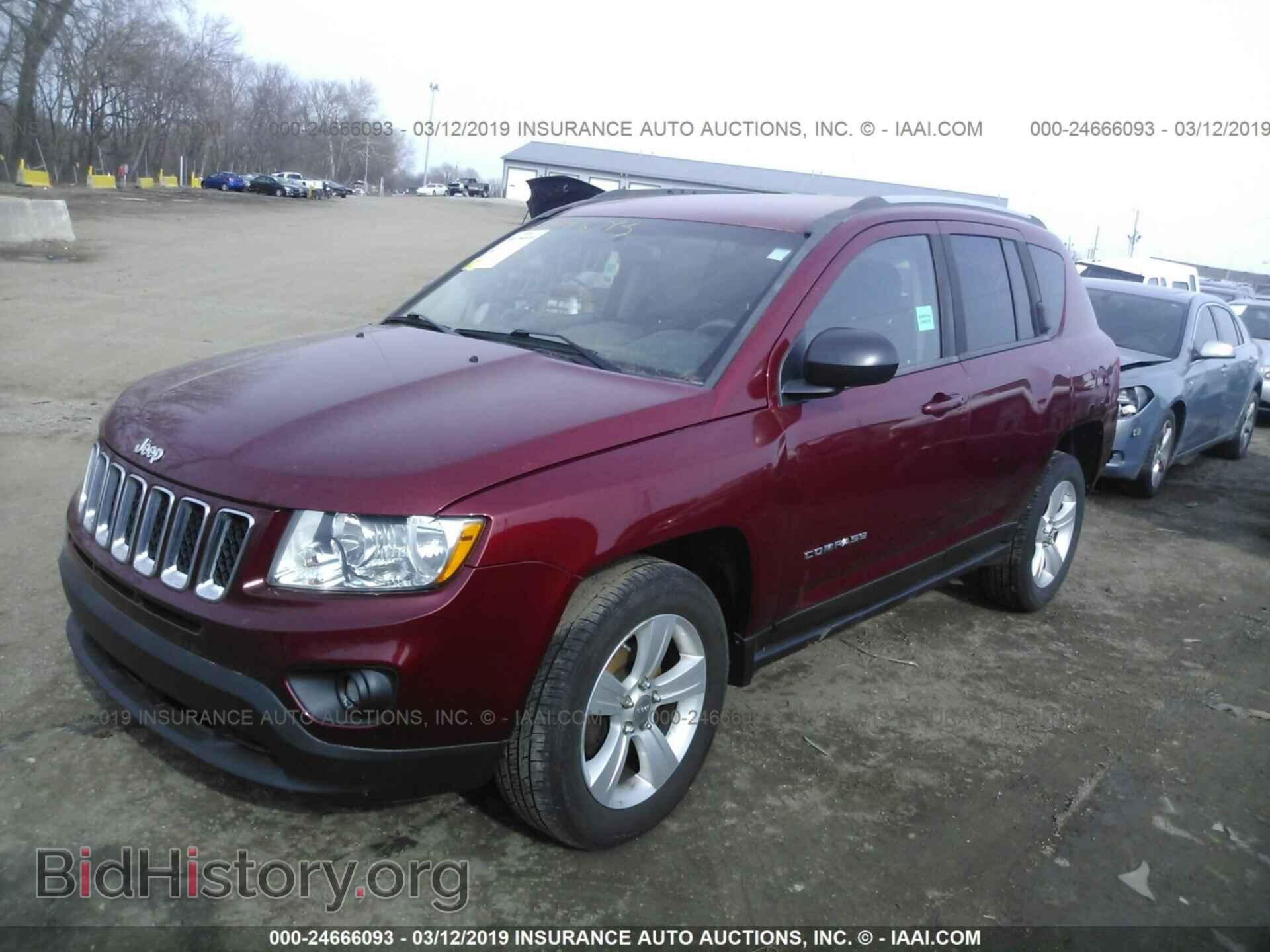 2012 JEEP COMPASS - VIN: 1C4NJCEB7CD627144 - Фото 2