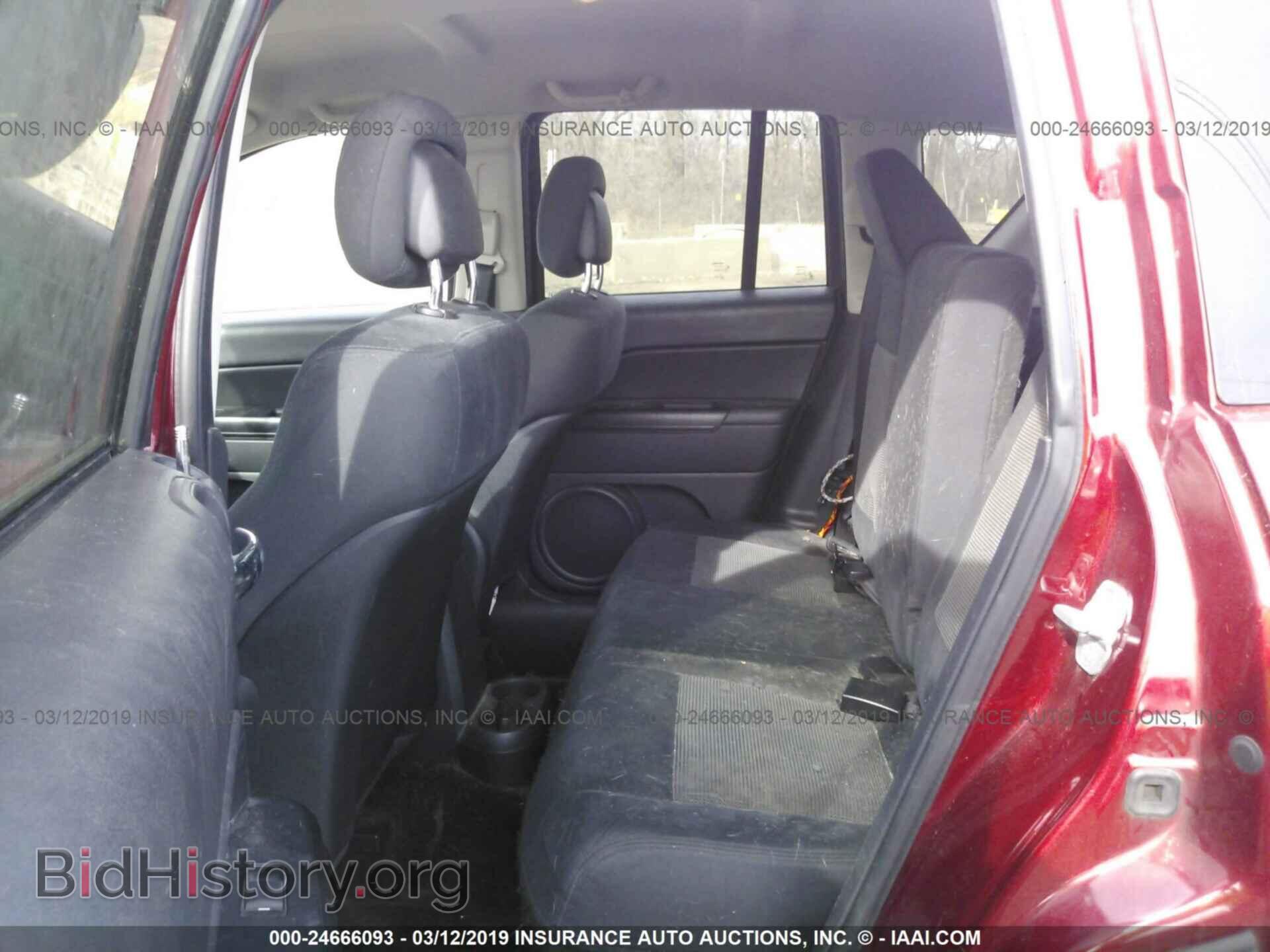 2012 JEEP COMPASS - VIN: 1C4NJCEB7CD627144 - Фото 8