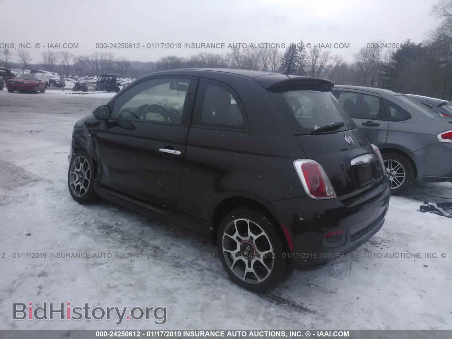 2012 FIAT 500 - VIN: 3C3CFFBR2CT116466 - Фото 3