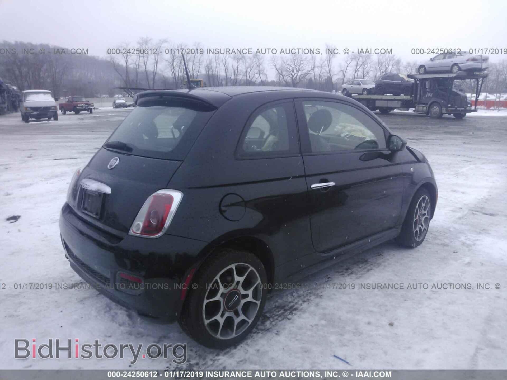 2012 FIAT 500 - VIN: 3C3CFFBR2CT116466 - Фото 4