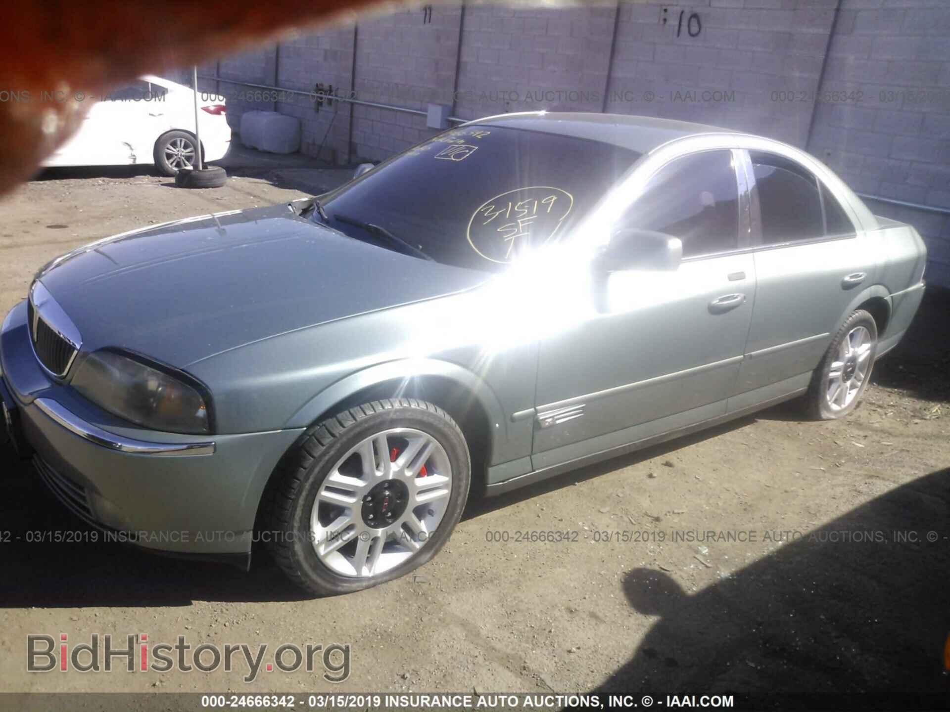 2004 LINCOLN LS - VIN: 1LNHM86S74Y643477 - Фото 2