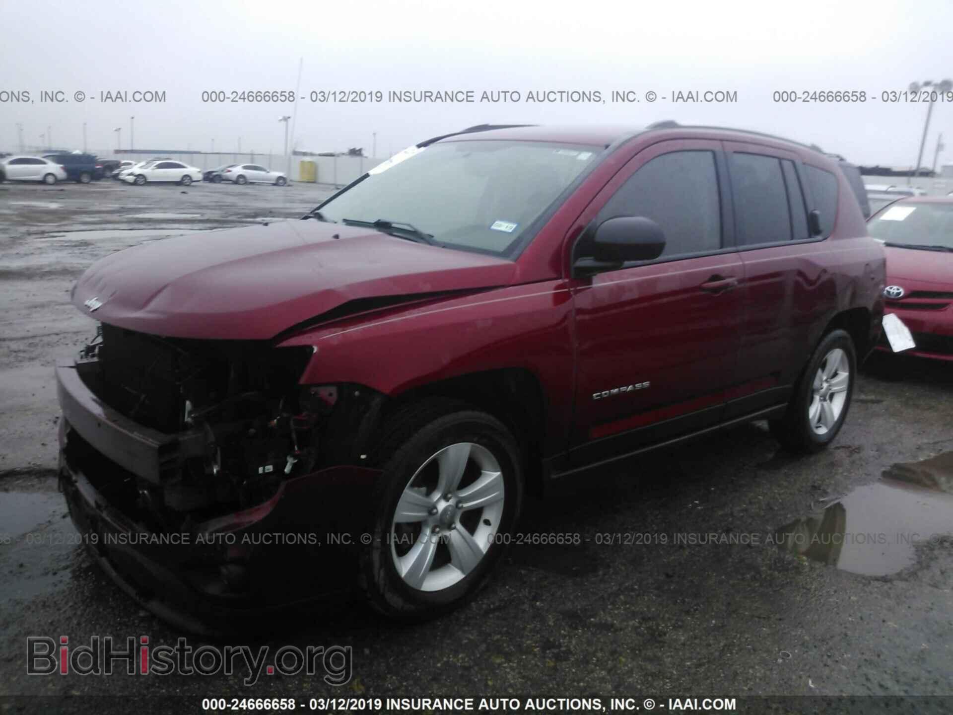 2014 JEEP COMPASS - VIN: 1C4NJCBBXED909351 - Photo 2