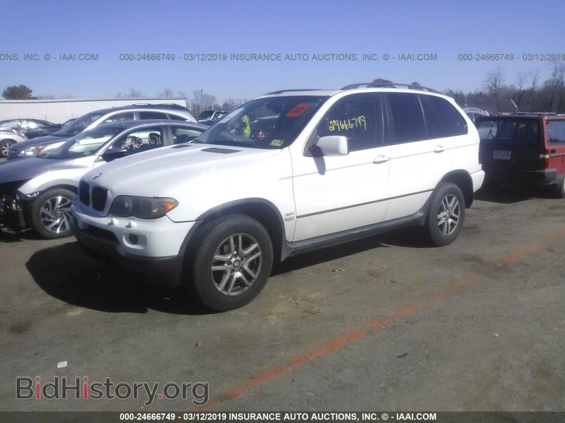 2005 BMW X5 - VIN: 5UXFA13535LY15947 - Фото 2