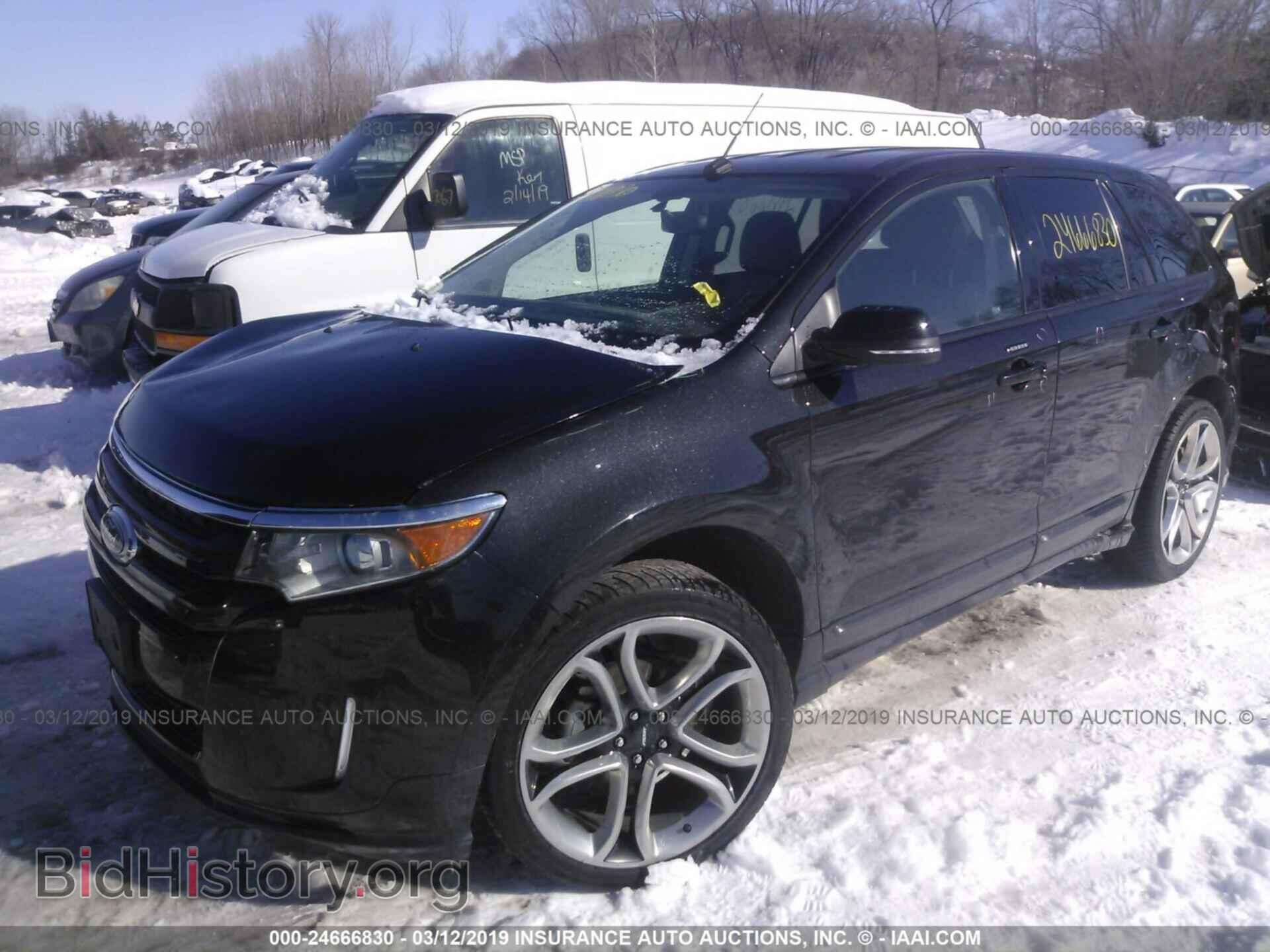 2014 FORD EDGE - VIN: 2FMDK4AK7EBB18325 - Фото 2