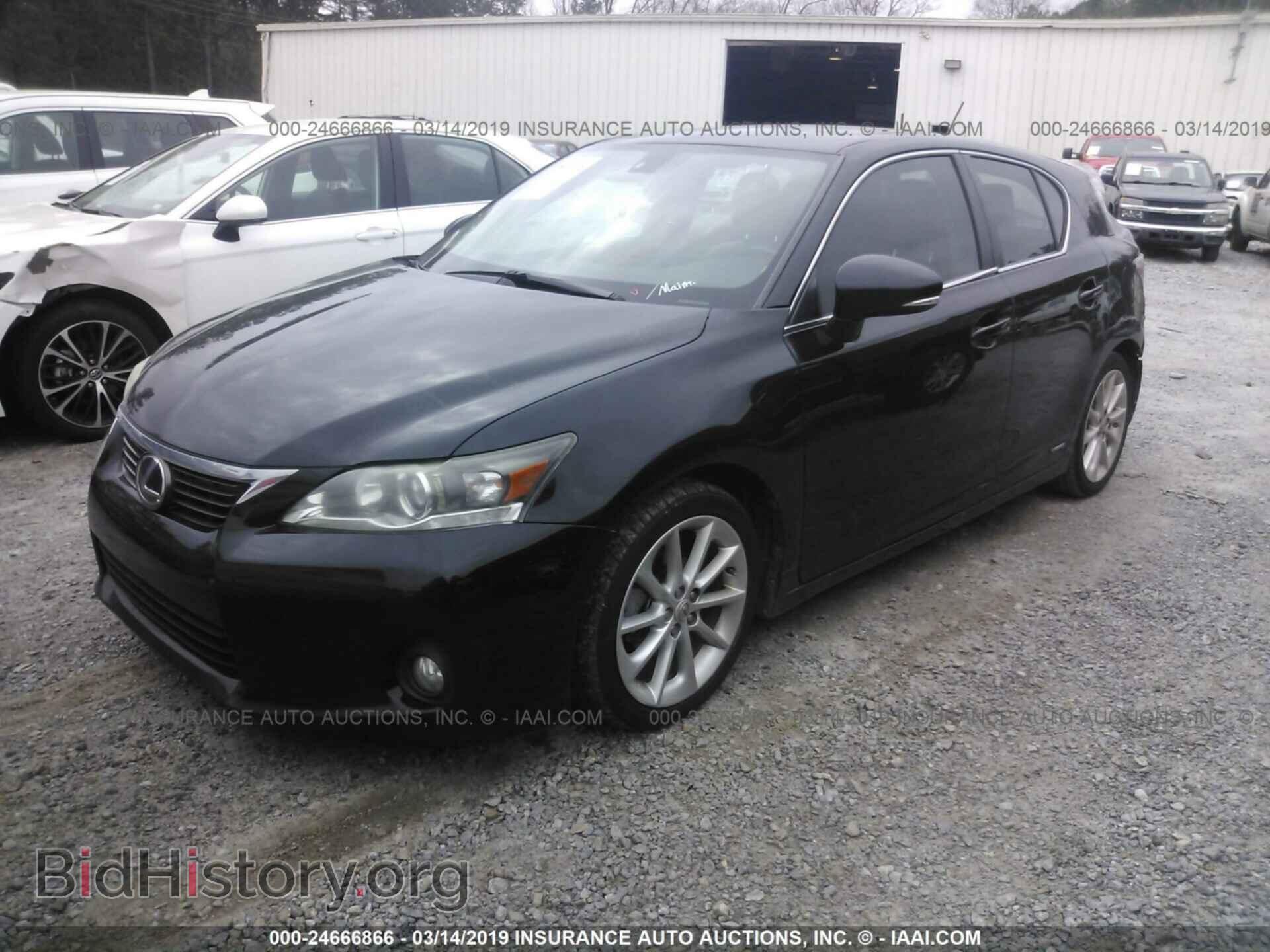 2011 LEXUS CT - VIN: JTHKD5BH4B2013918 - Фото 2