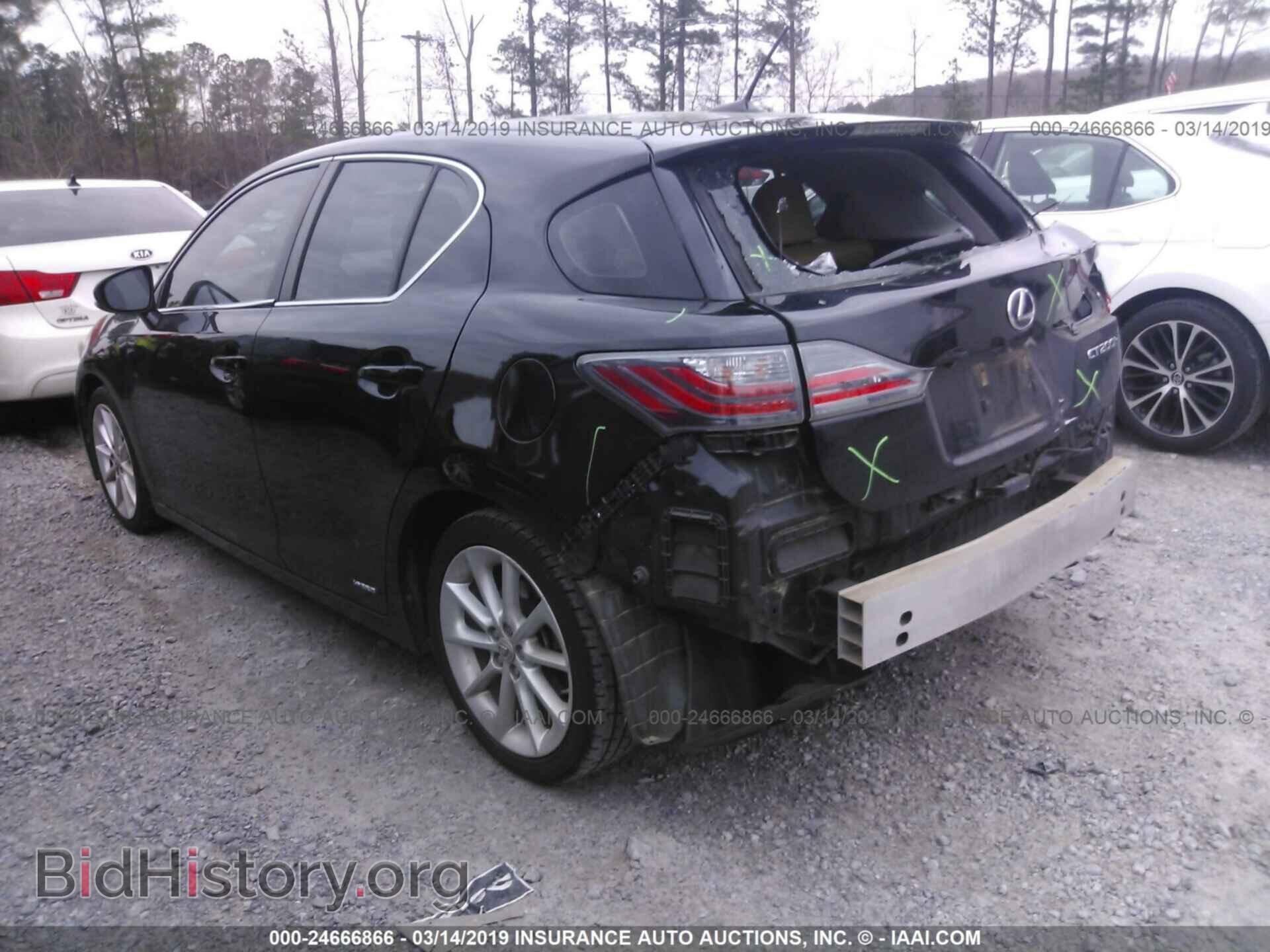 2011 LEXUS CT - VIN: JTHKD5BH4B2013918 - Фото 3
