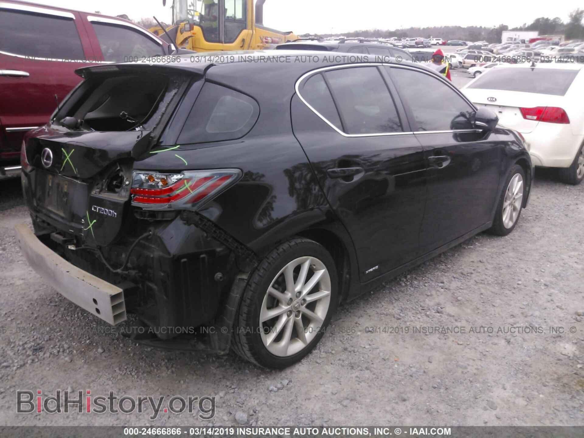 2011 LEXUS CT - VIN: JTHKD5BH4B2013918 - Фото 4