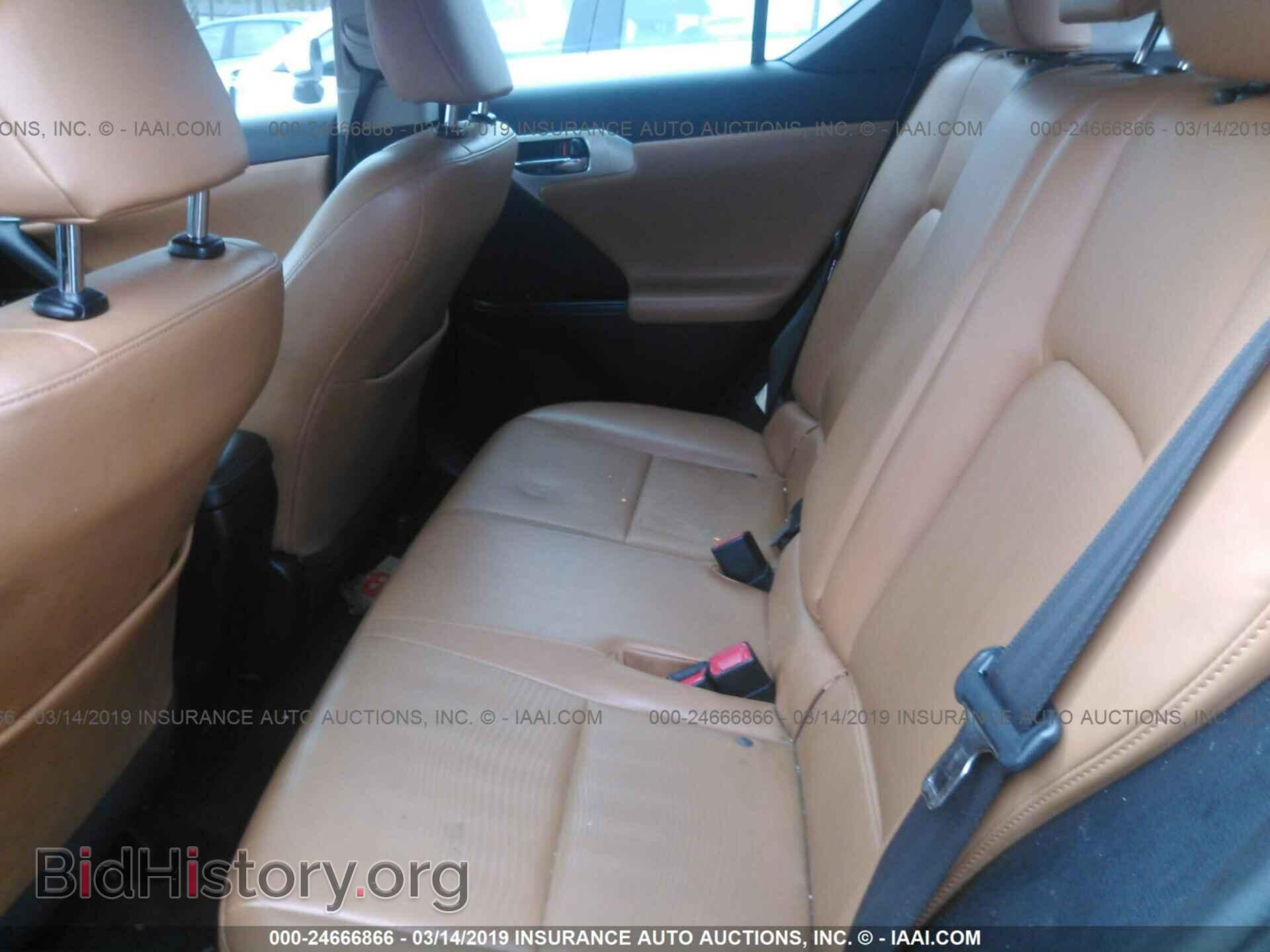 2011 LEXUS CT - VIN: JTHKD5BH4B2013918 - Фото 8