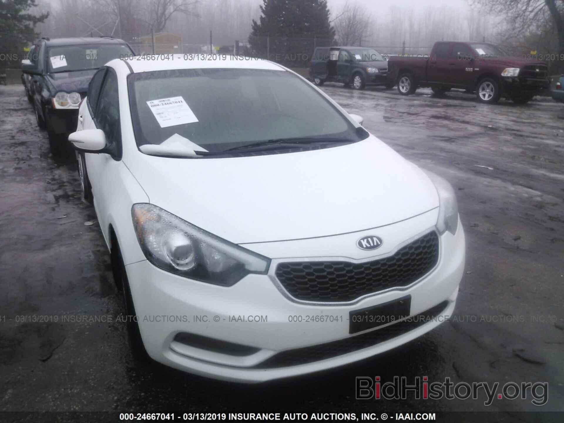 Photo KNAFX4A67E5207833 - KIA FORTE 2014