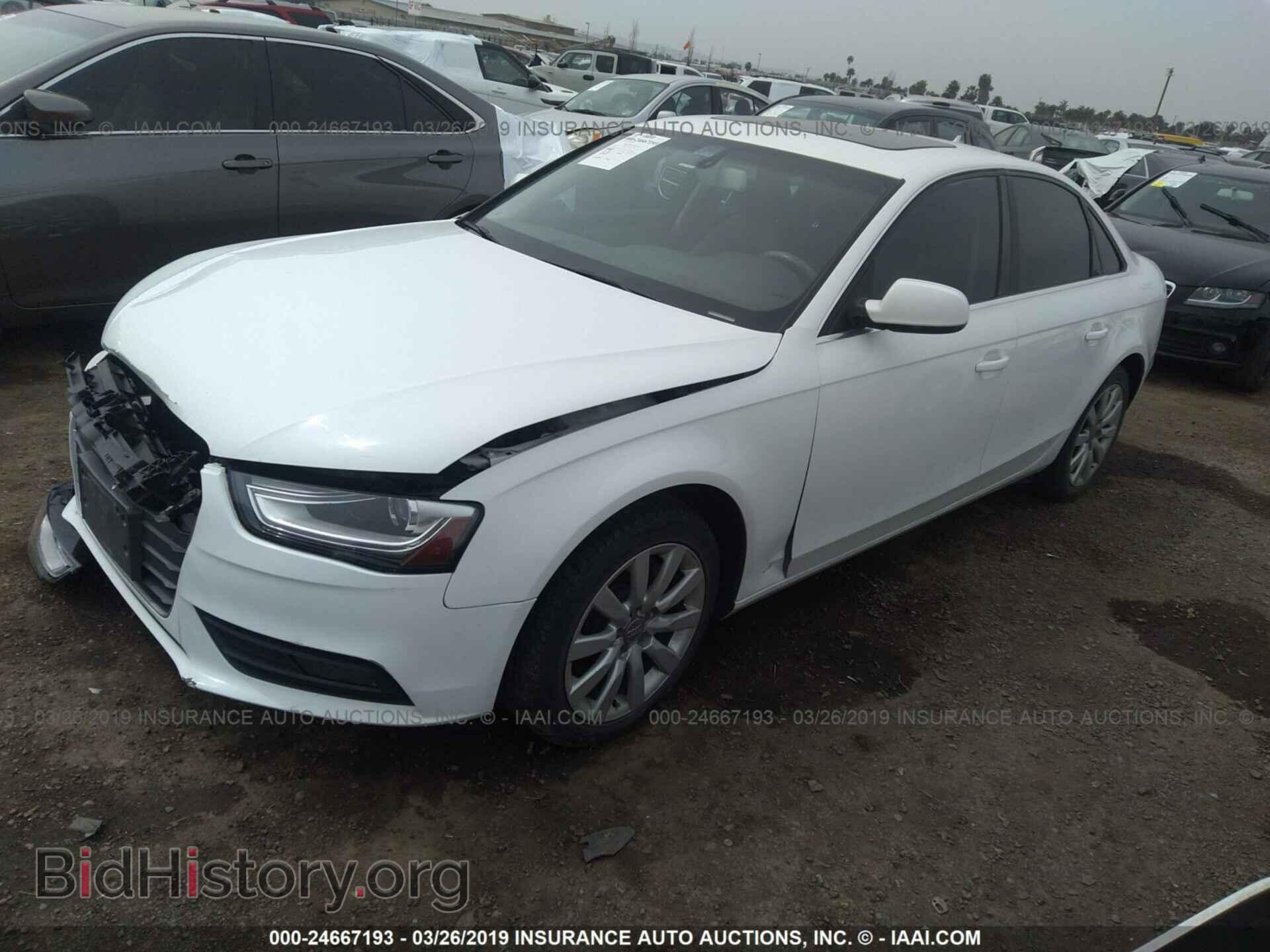 2013 AUDI A4 - VIN: WAUAFAFL1DN040393 - Фото 2