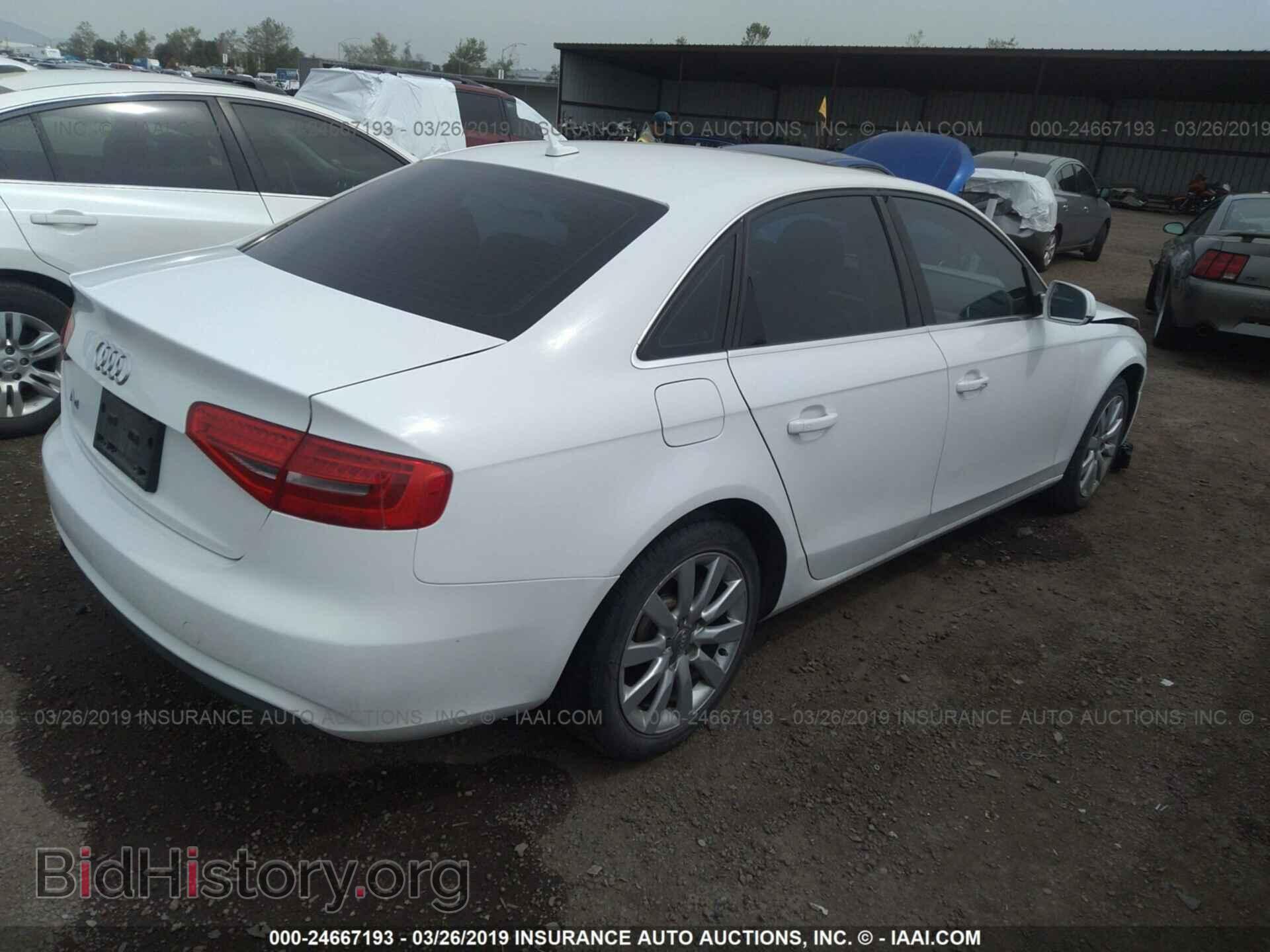 2013 AUDI A4 - VIN: WAUAFAFL1DN040393 - Фото 4