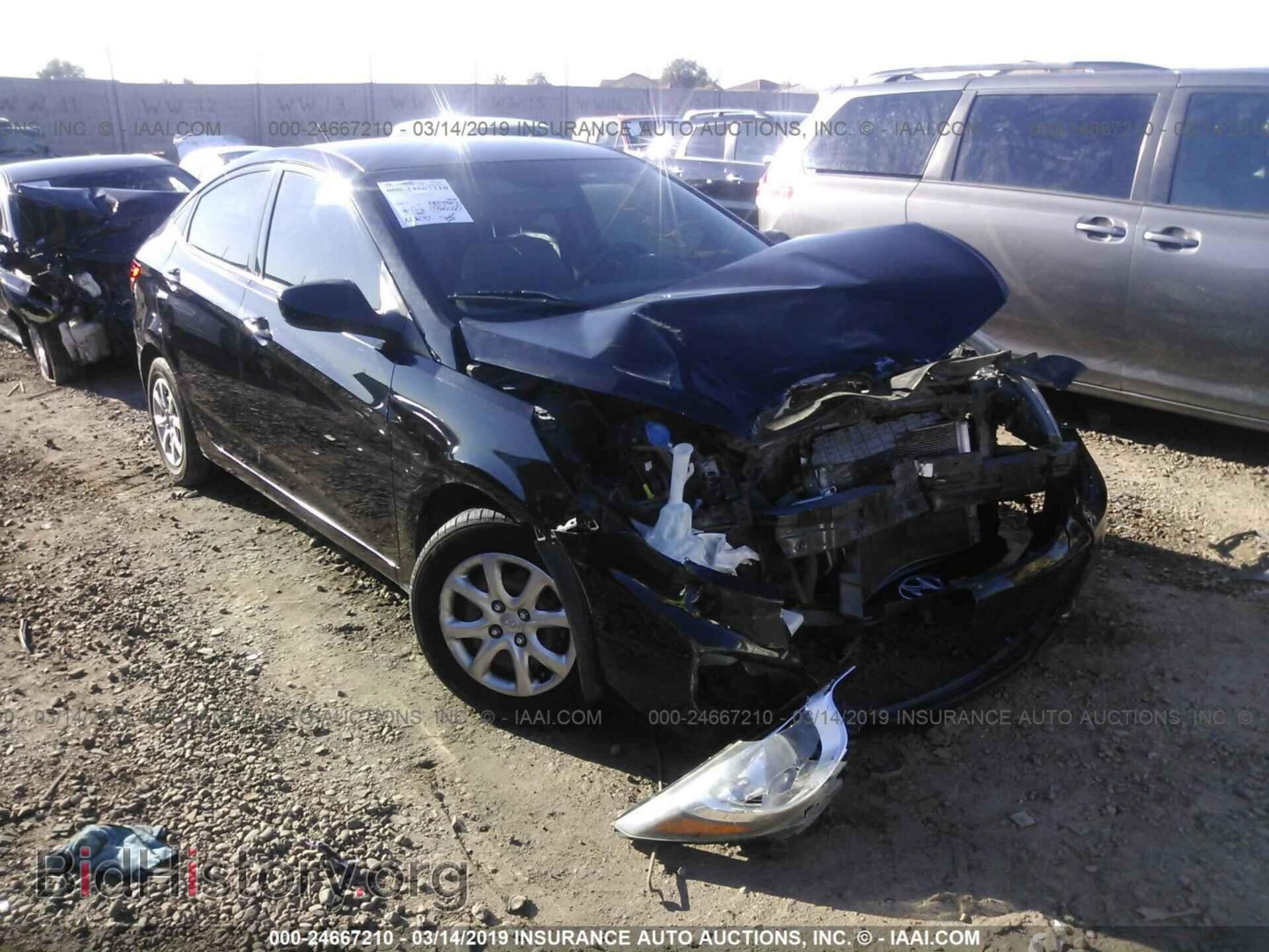 Фотография KMHCT4AE1DU413691 - HYUNDAI ACCENT 2013