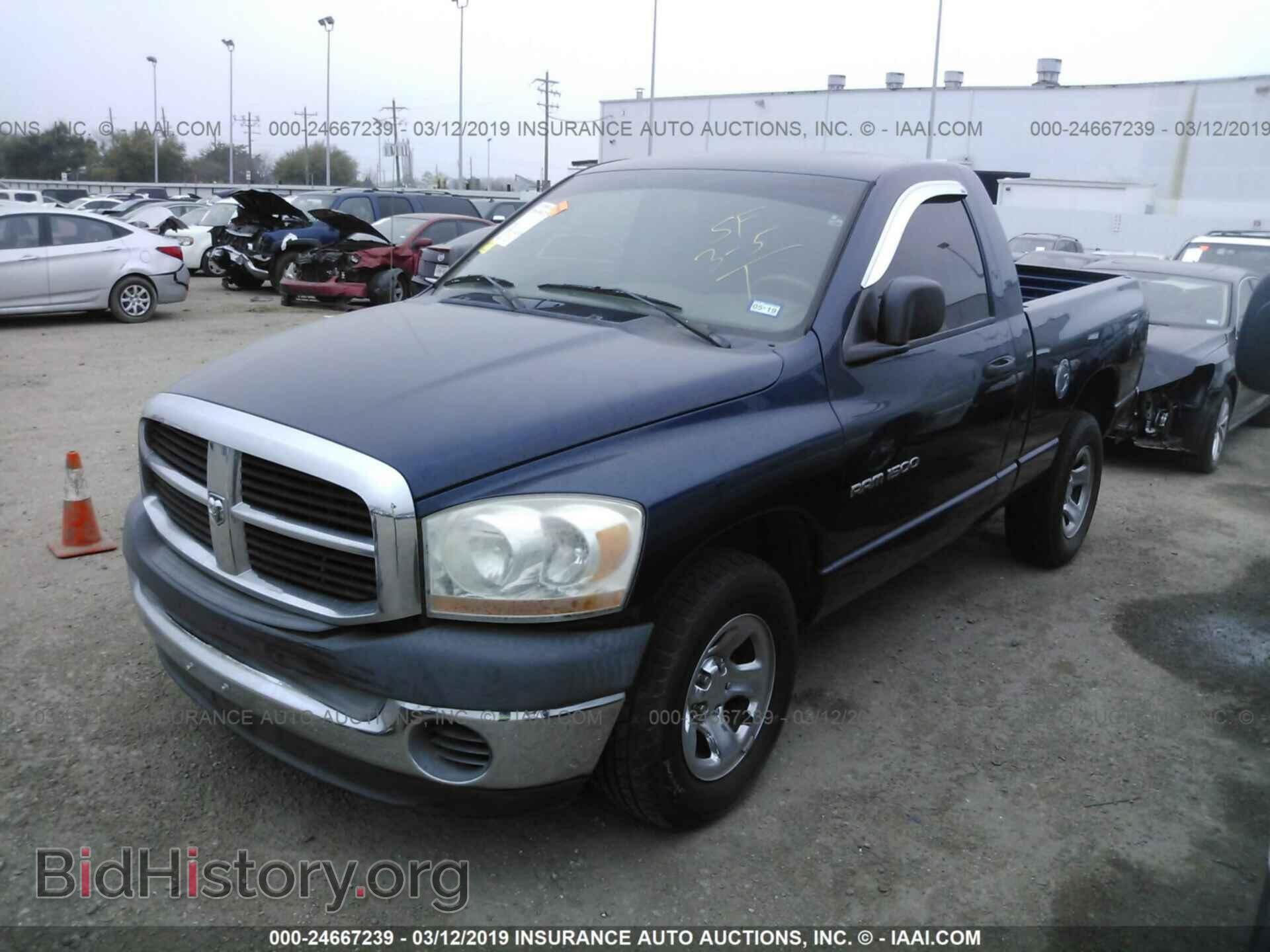 2006 DODGE RAM 1500 - VIN: 1D7HA16K56J238465 - Фото 2