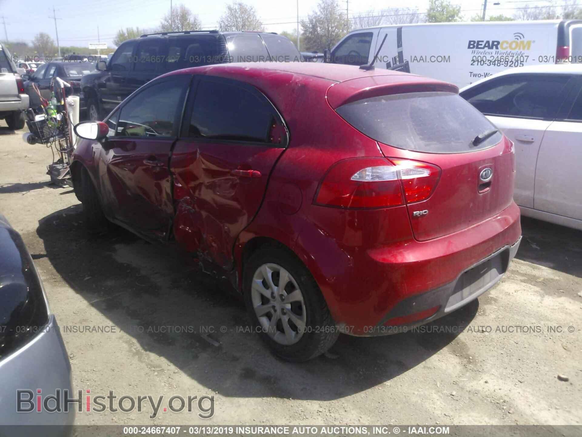 2012 KIA RIO - VIN: KNADM5A33C6019653 - Фото 3