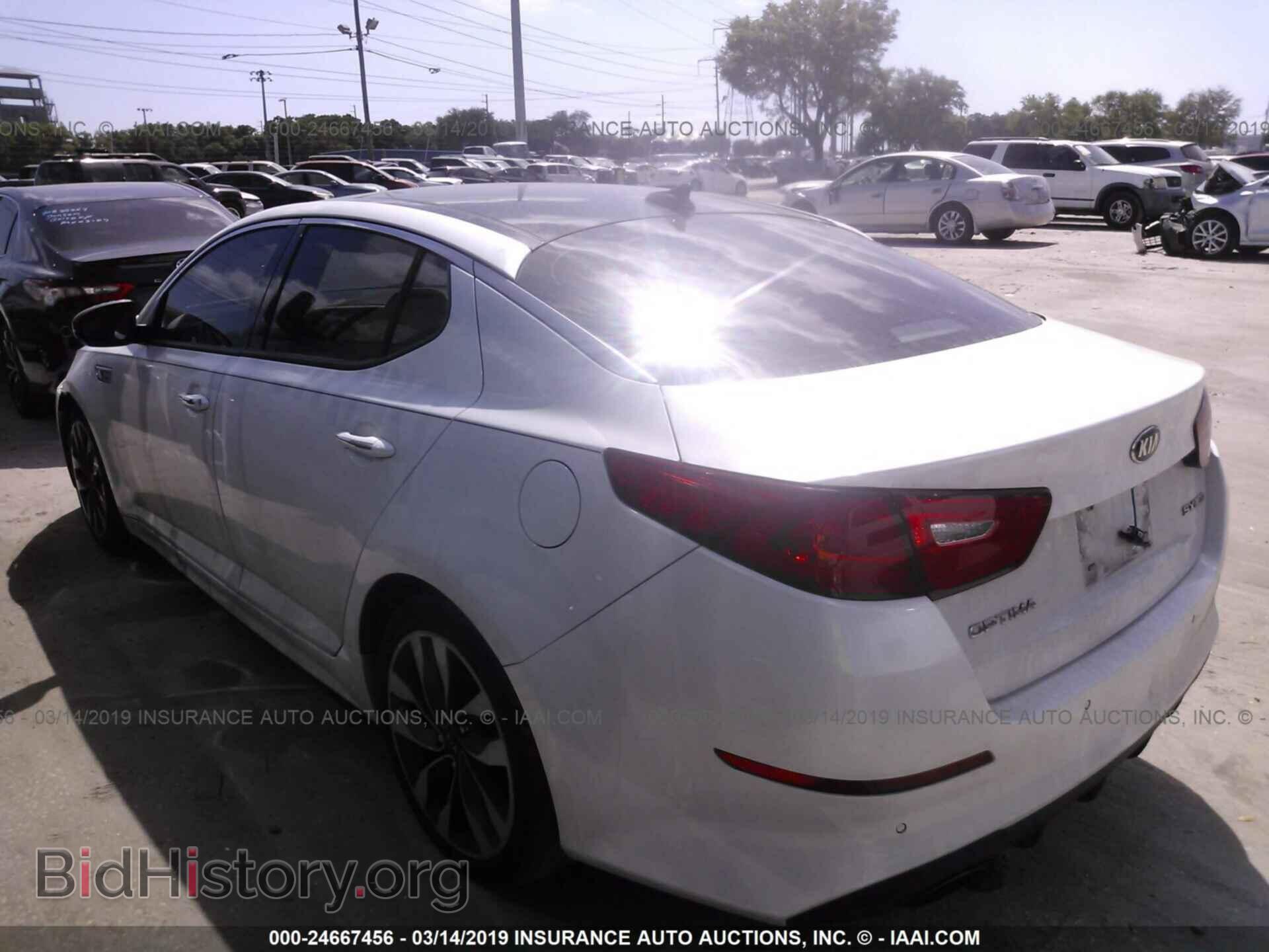 2015 KIA OPTIMA - VIN: 5XXGR4A68FG505208 - Фото 3