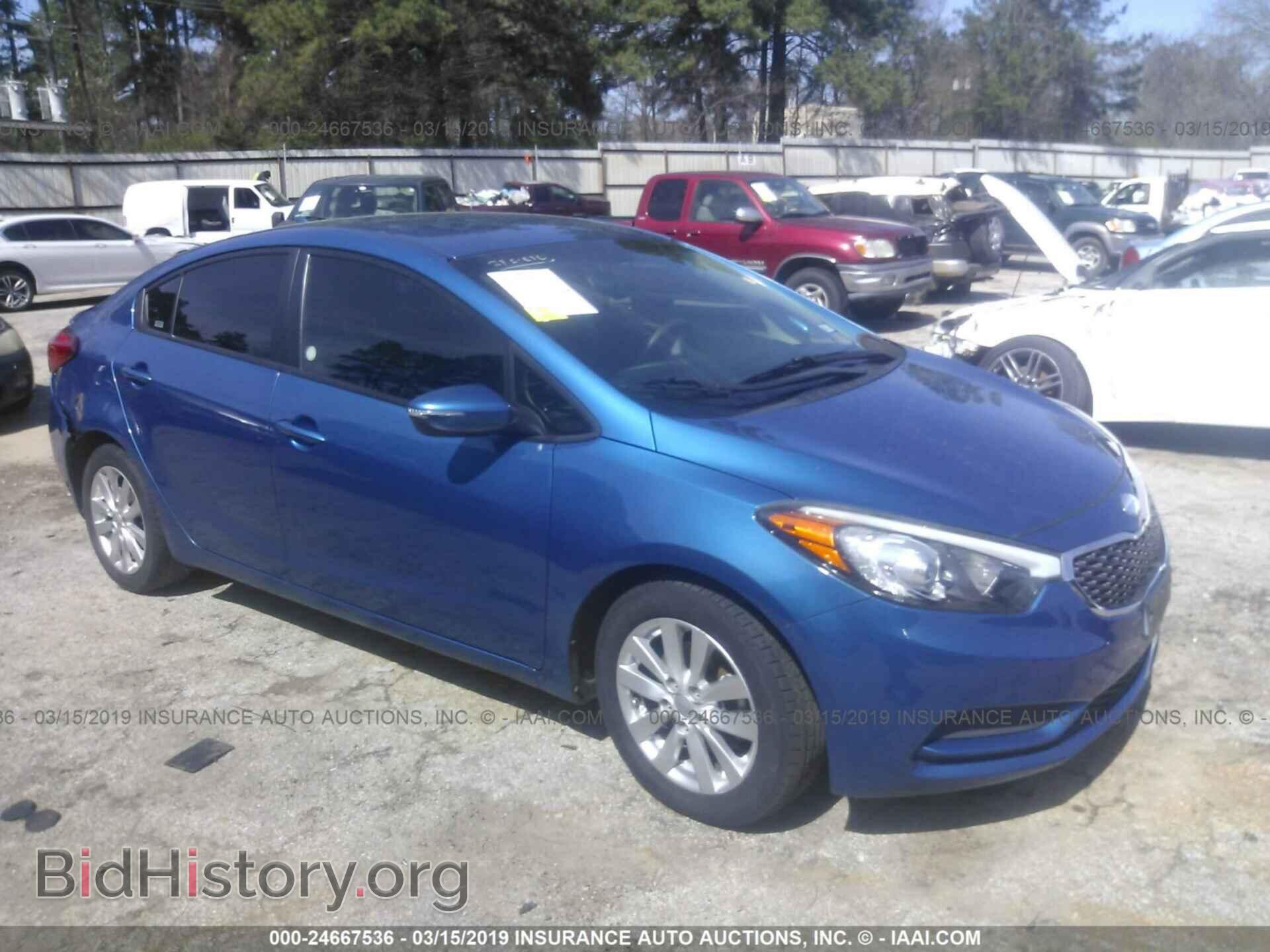 Photo KNAFX4A68E5126596 - KIA FORTE 2014
