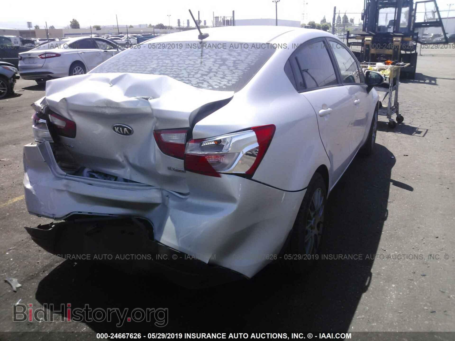 2014 KIA RIO - VIN: KNADN4A37E6350472 - Фото 4