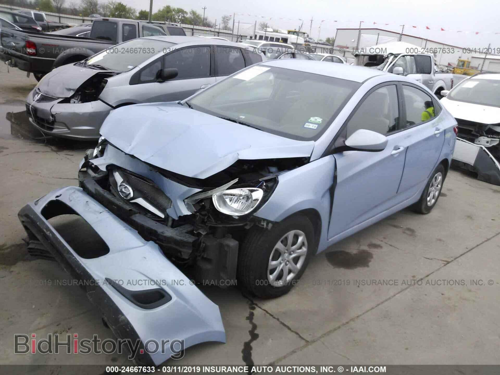 2013 HYUNDAI ACCENT - VIN: KMHCT4AE7DU483227 - Фото 2