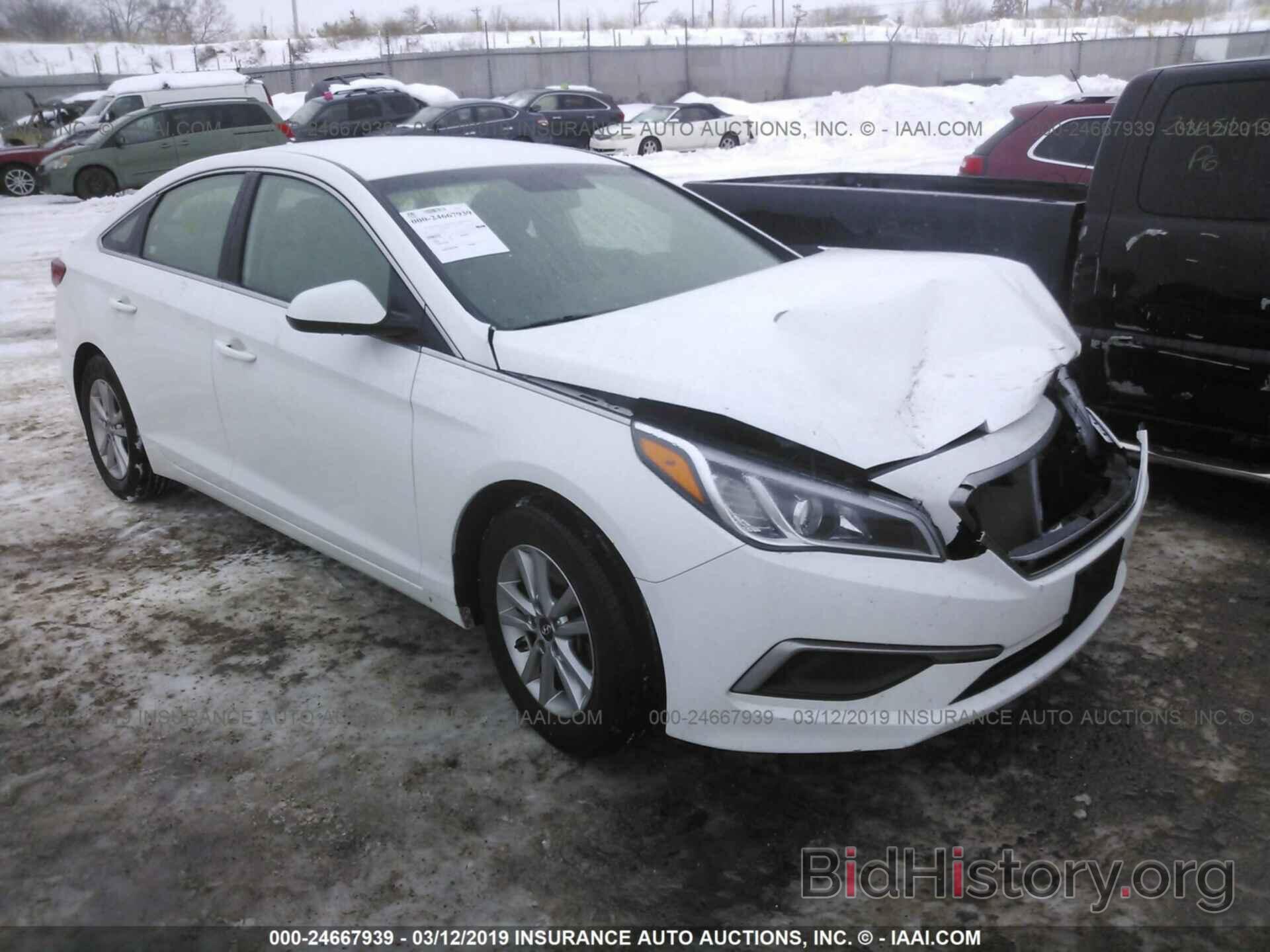 Photo 5NPE24AF2GH370583 - HYUNDAI SONATA 2016