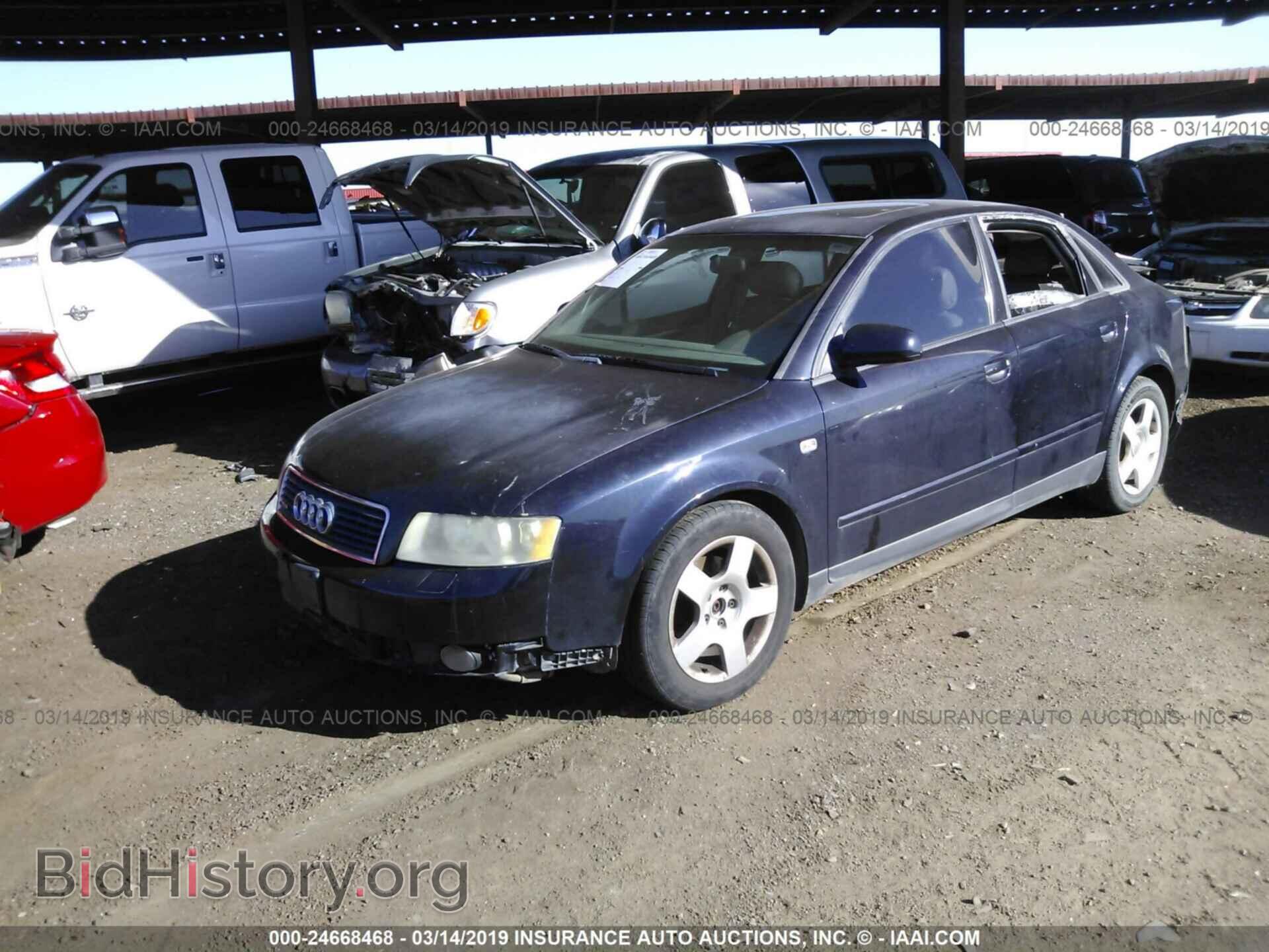 2002 AUDI A4 - VIN: WAULC68E92A170679 - Фото 2