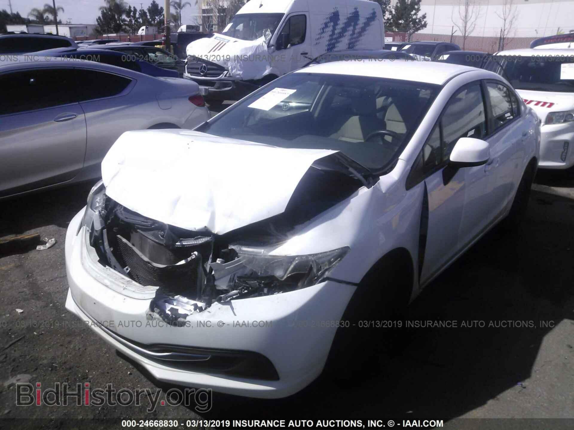 2013 HONDA CIVIC - VIN: 19XFB2F53DE203268 - Фото 2