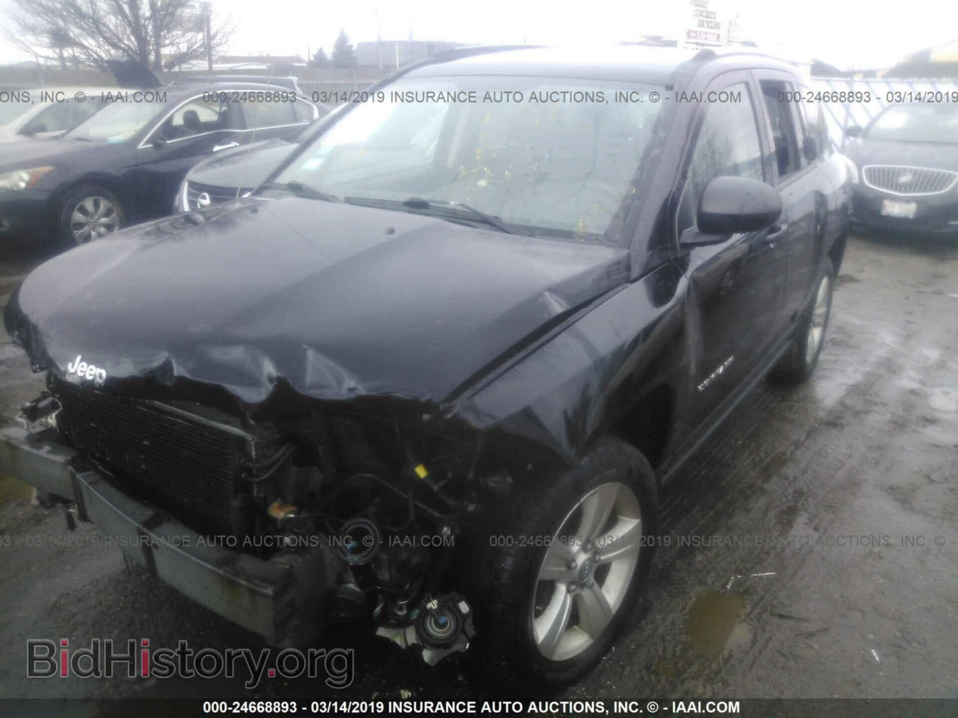 2013 JEEP COMPASS - VIN: 1C4NJDEB6DD281160 - Фото 2