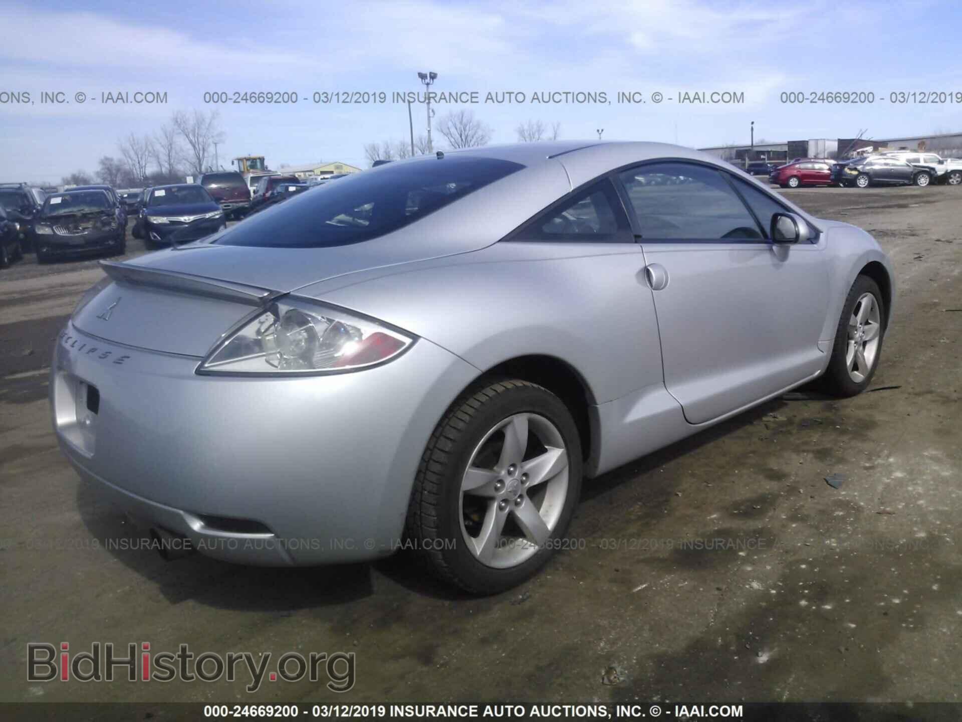 2007 MITSUBISHI ECLIPSE - VIN: 4A3AK24F87E011220 - Photo 4