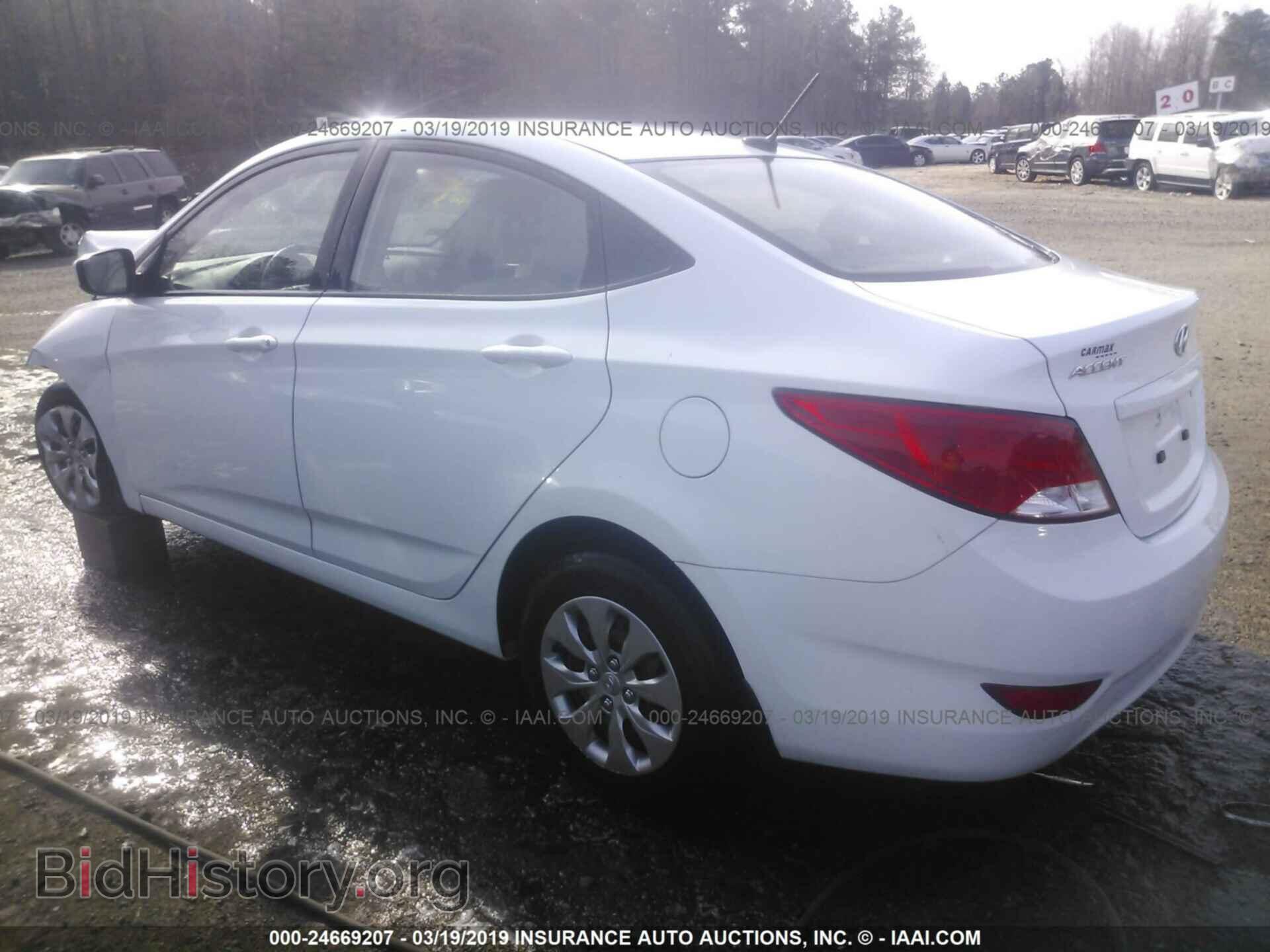 2016 HYUNDAI ACCENT - VIN: KMHCT4AE8GU081673 - Фото 3