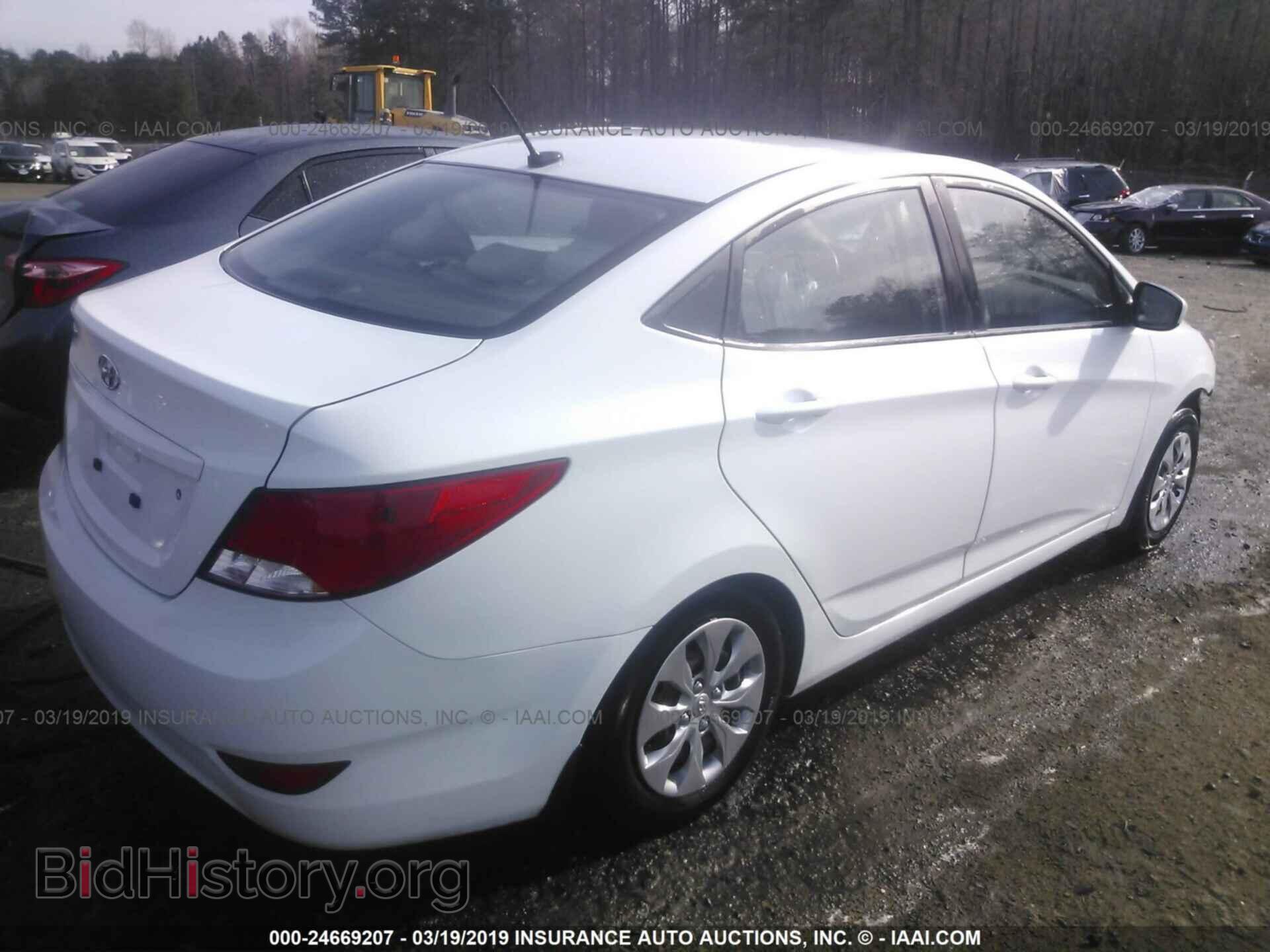2016 HYUNDAI ACCENT - VIN: KMHCT4AE8GU081673 - Фото 4