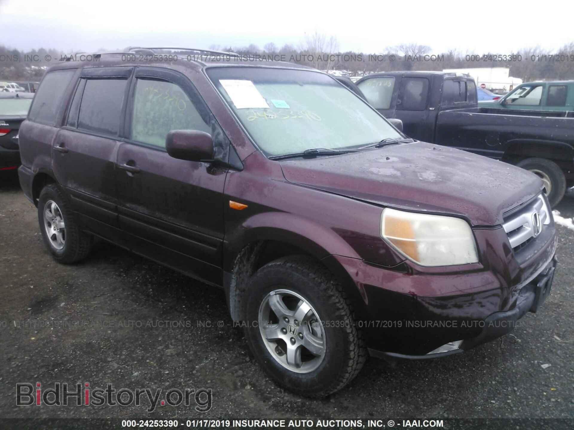 Фотография 5FNYF18767B007216 - HONDA PILOT 2007