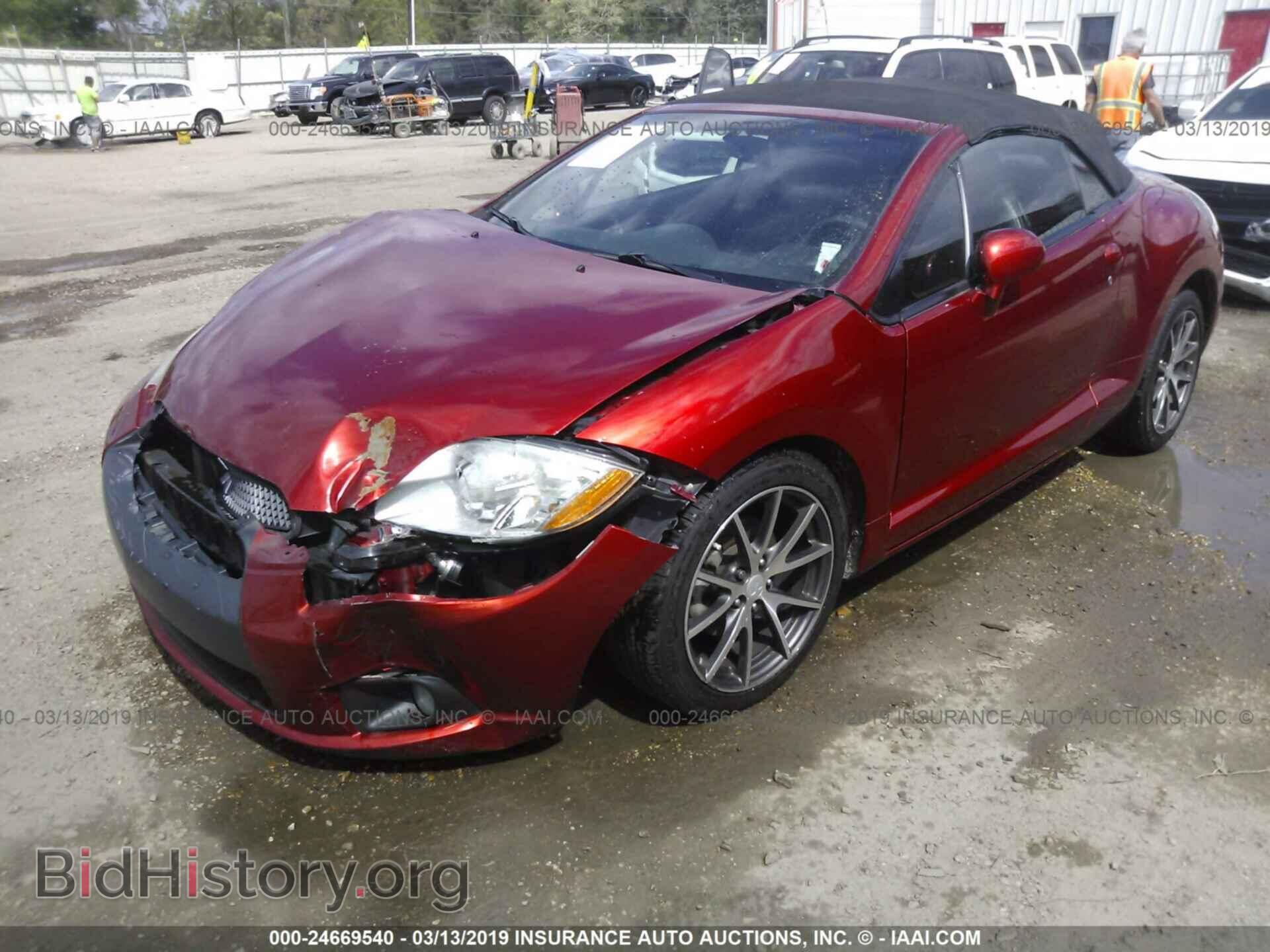 2011 MITSUBISHI ECLIPSE - VIN: 4A37L5EF3BE001999 - Photo 2