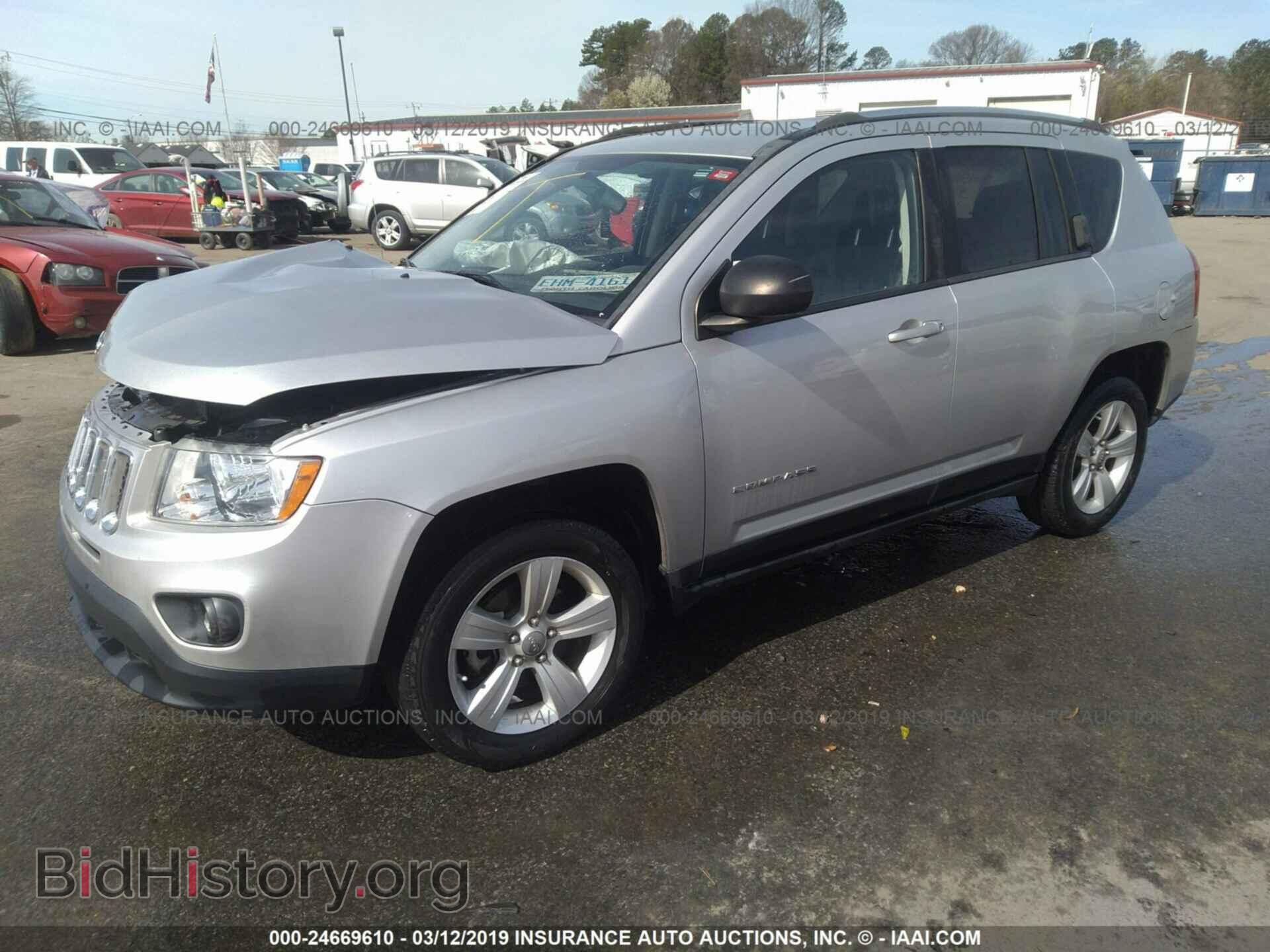 2012 JEEP COMPASS - VIN: 1C4NJDBB8CD683233 - Фото 2